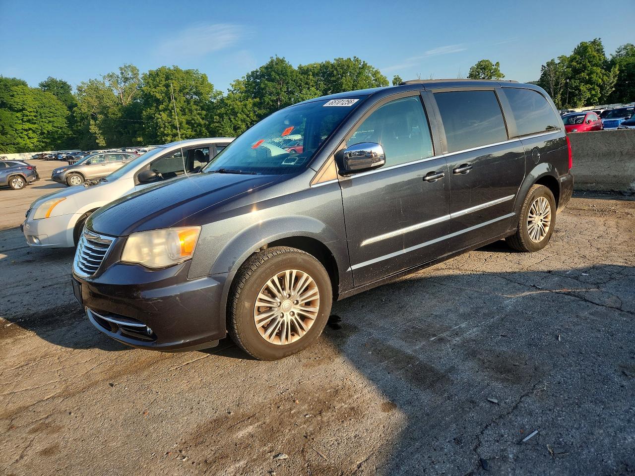 2014 Chrysler Town & Country Touring L Синий vin: 2C4RC1CG1ER250163