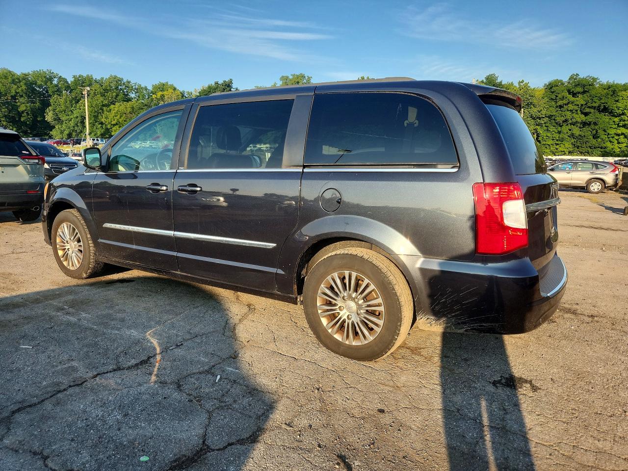 2014 Chrysler Town & Country Touring L Синий vin: 2C4RC1CG1ER250163