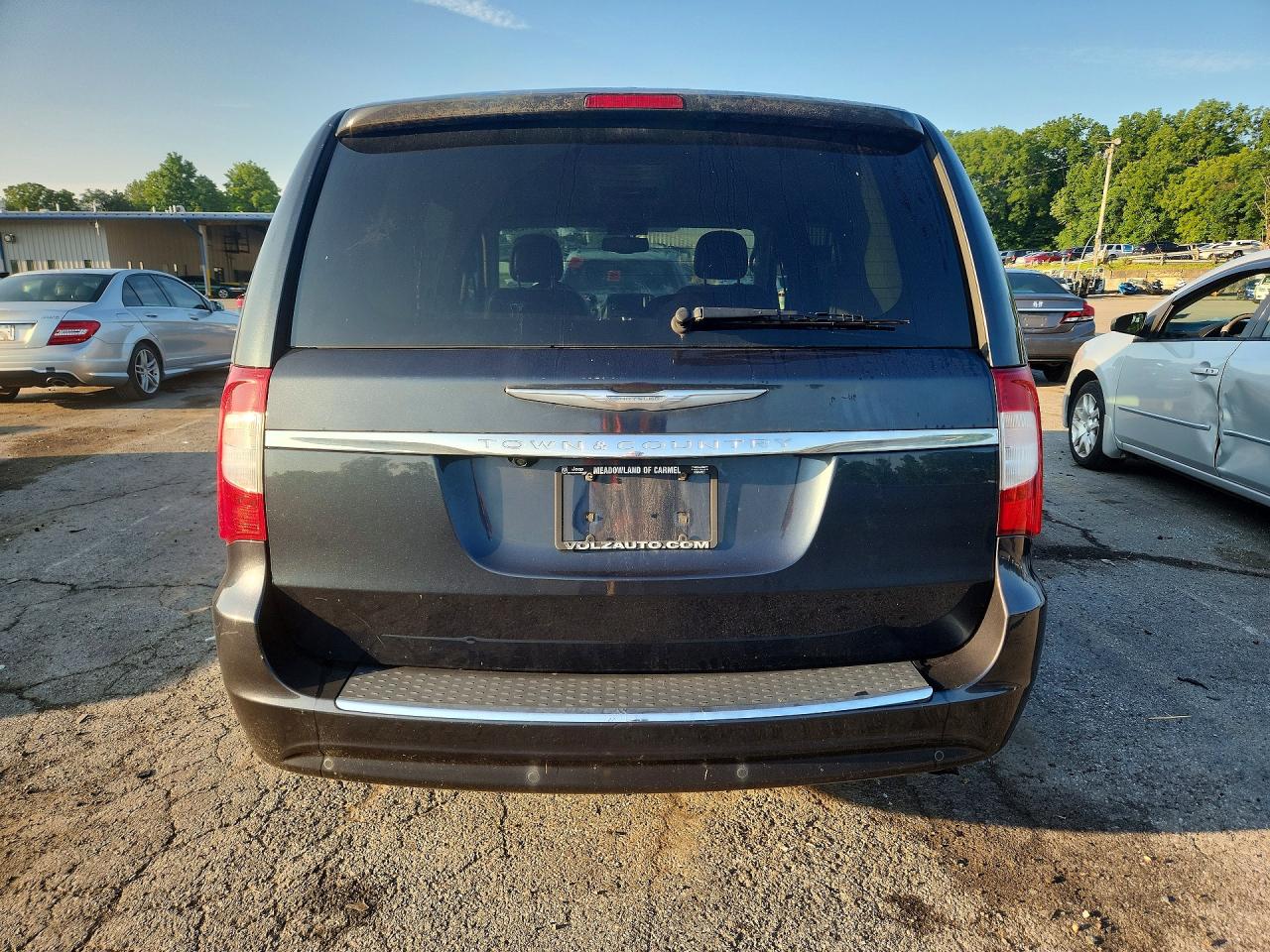 2014 Chrysler Town & Country Touring L Синий vin: 2C4RC1CG1ER250163