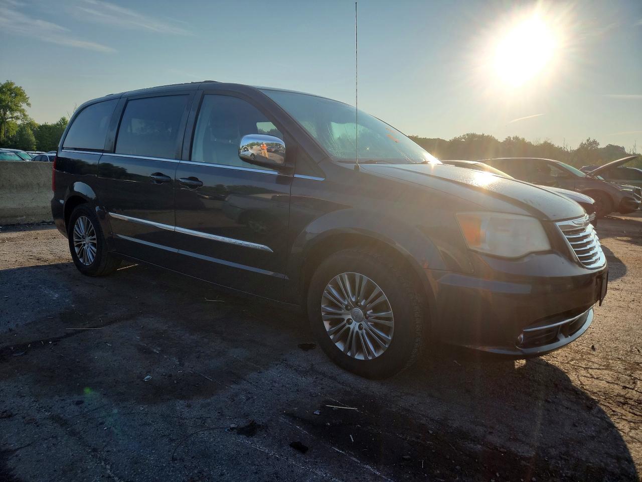 2014 Chrysler Town & Country Touring L Синий vin: 2C4RC1CG1ER250163