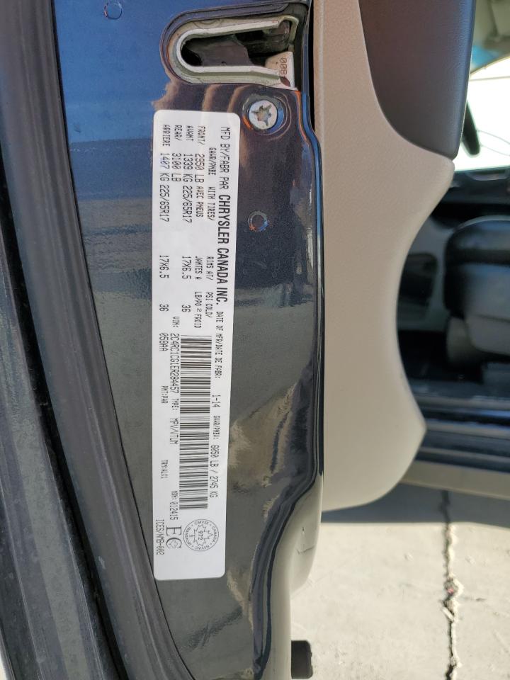 2014 Chrysler Town & Country Touring L Gray vin: 2C4RC1CG1ER284457