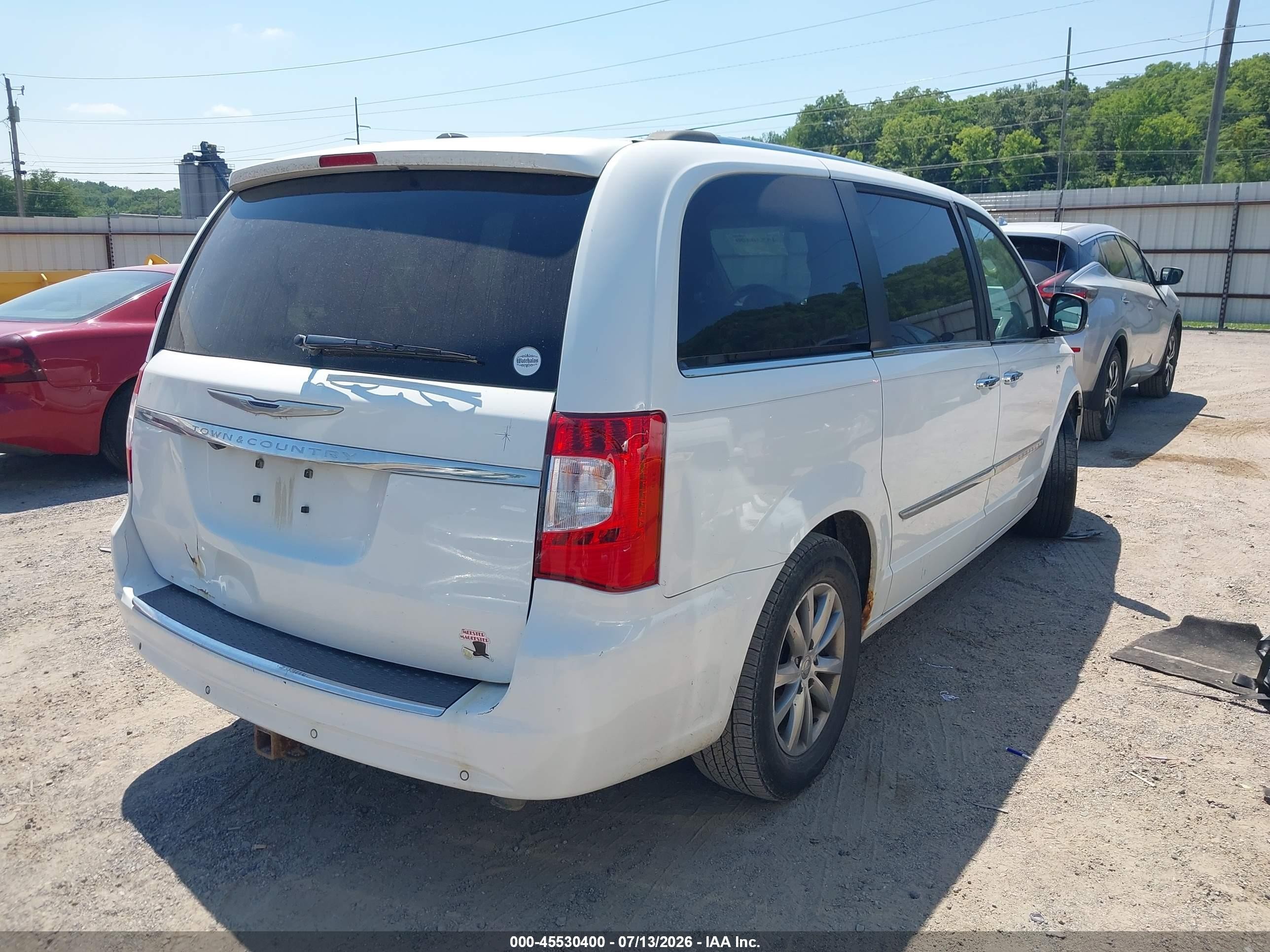 2014 Chrysler Town & Country Touring-l 30th Anniversary Белый vin: 2C4RC1CG1ER426791