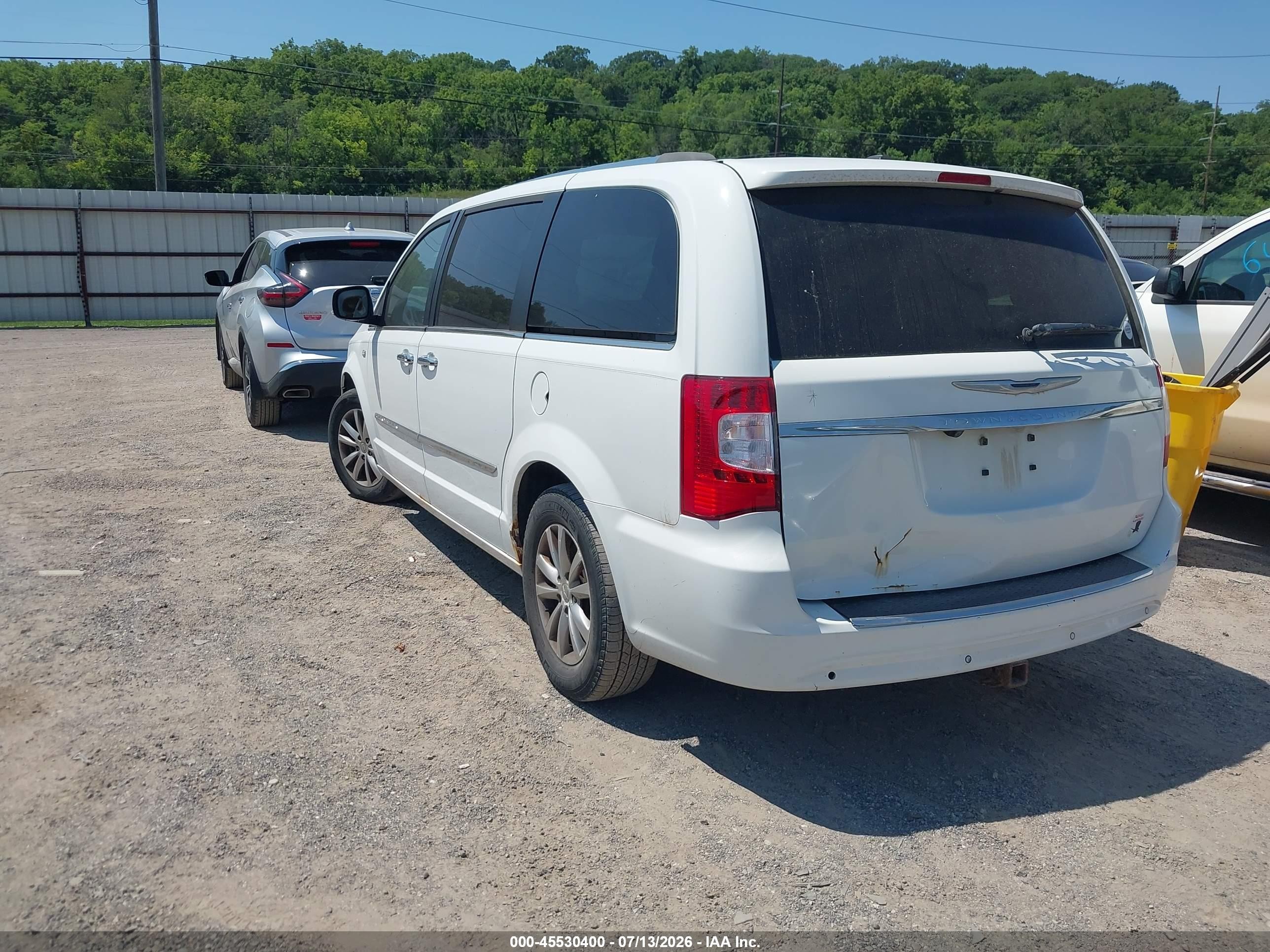 2014 Chrysler Town & Country Touring-l 30th Anniversary Белый vin: 2C4RC1CG1ER426791