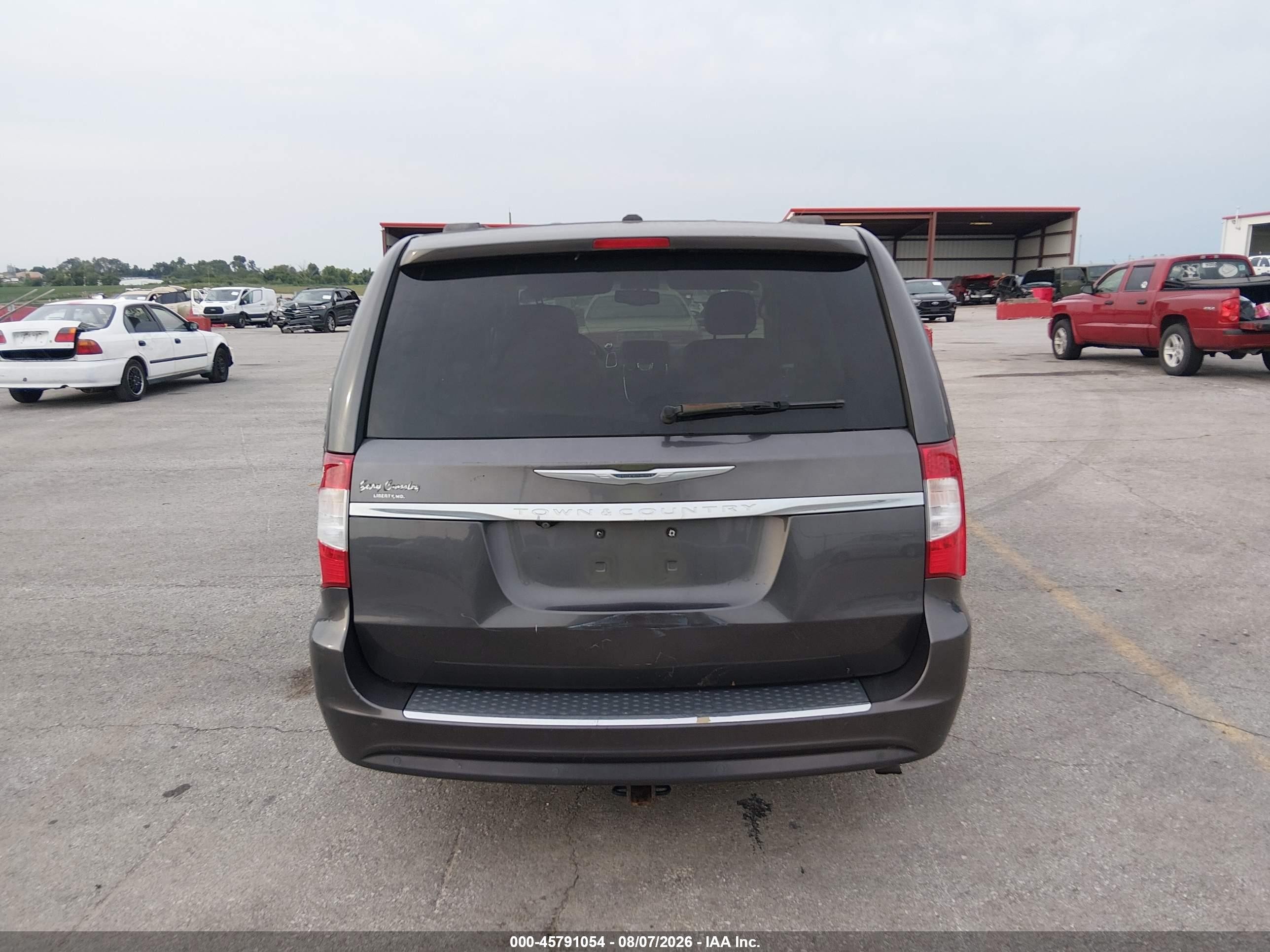 2015 Chrysler Town & Country Touring-l Gray vin: 2C4RC1CG1FR526147
