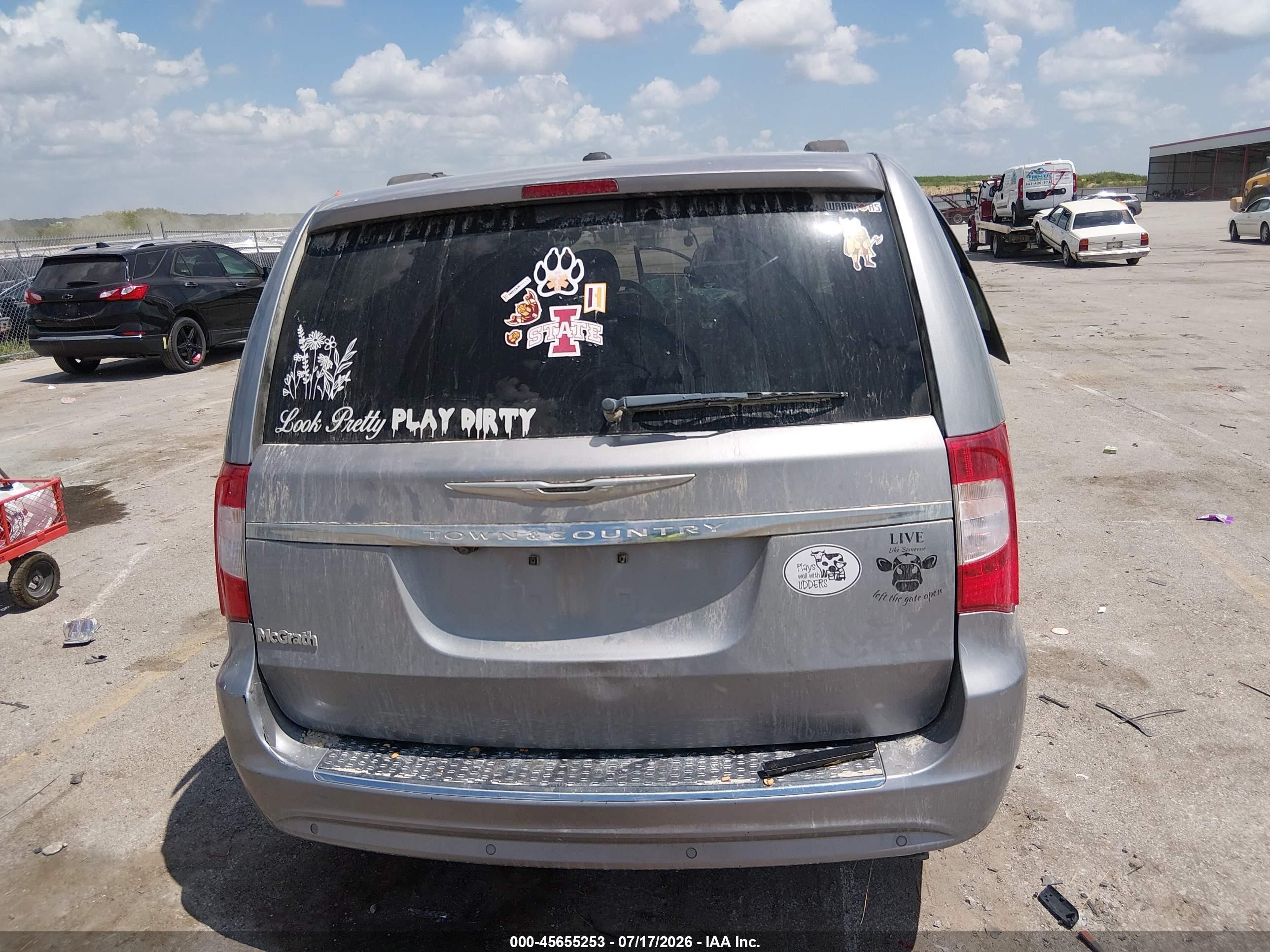 2015 Chrysler Town & Country Touring-l Silver vin: 2C4RC1CG1FR638723