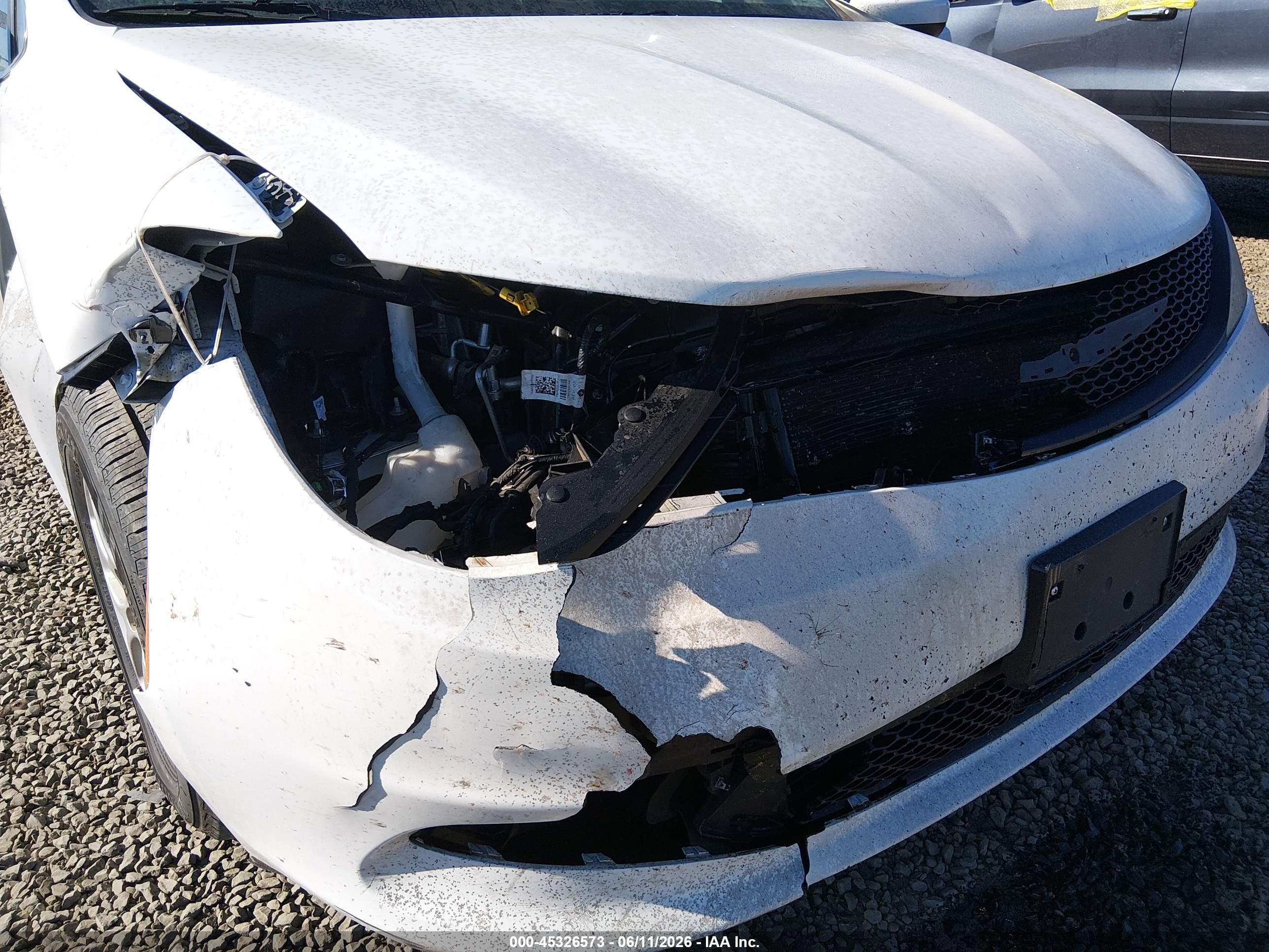 2023 Chrysler Voyager Lx White vin: 2C4RC1CG1PR577830