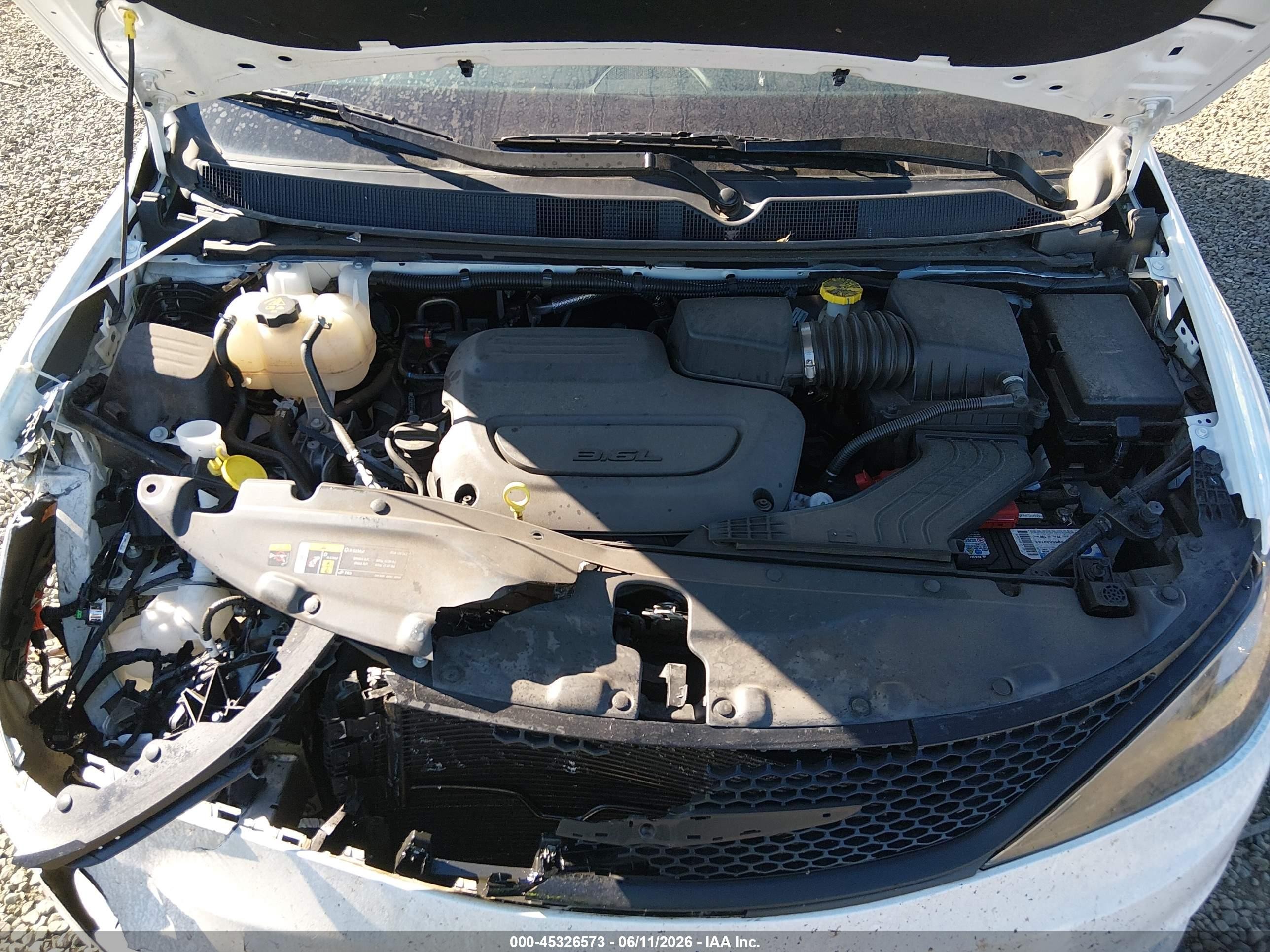 2023 Chrysler Voyager Lx White vin: 2C4RC1CG1PR577830