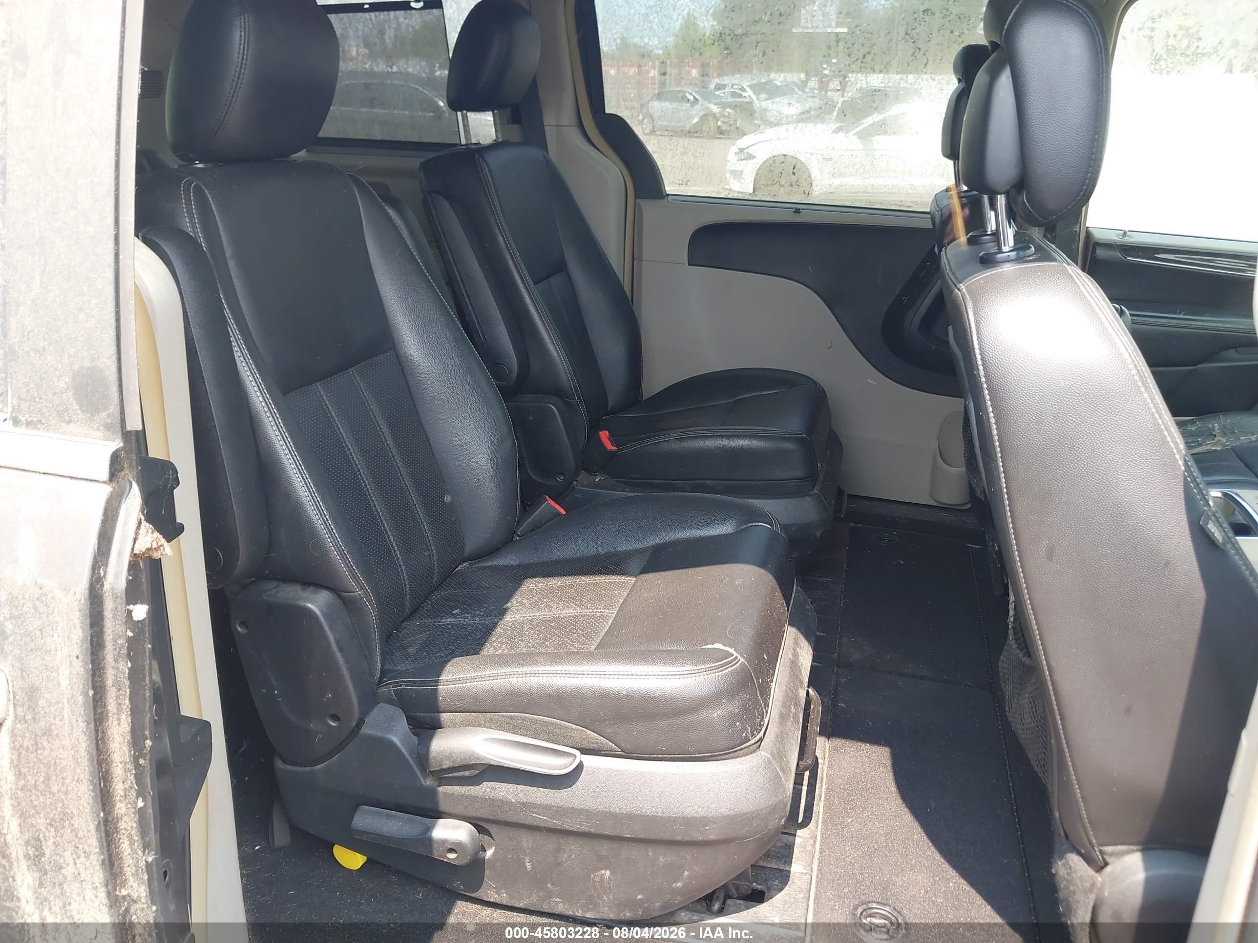 2012 Chrysler Town & Country Touring-l Серый vin: 2C4RC1CG2CR170822