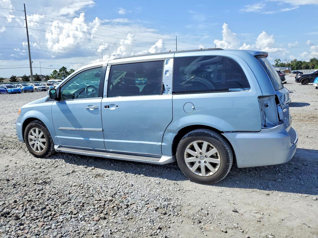 2012 Chrysler Town & Country Touring L Blue vin: 2C4RC1CG2CR376531