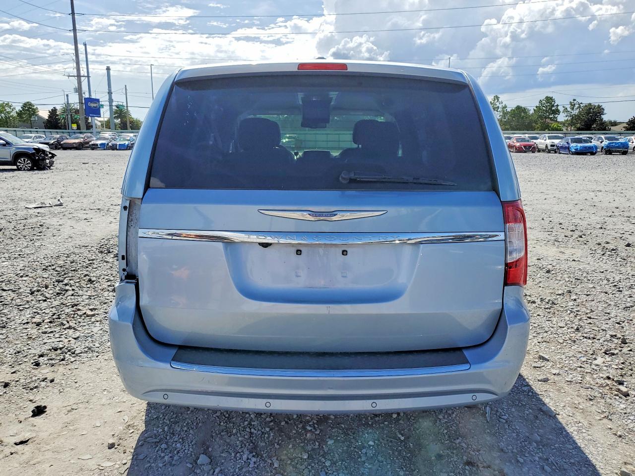 2012 Chrysler Town & Country Touring L Blue vin: 2C4RC1CG2CR376531