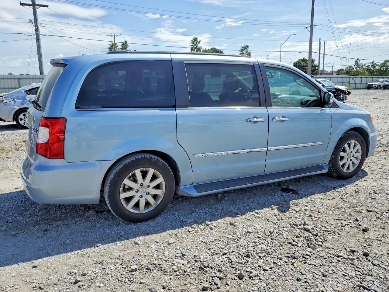 2012 Chrysler Town & Country Touring L Blue vin: 2C4RC1CG2CR376531