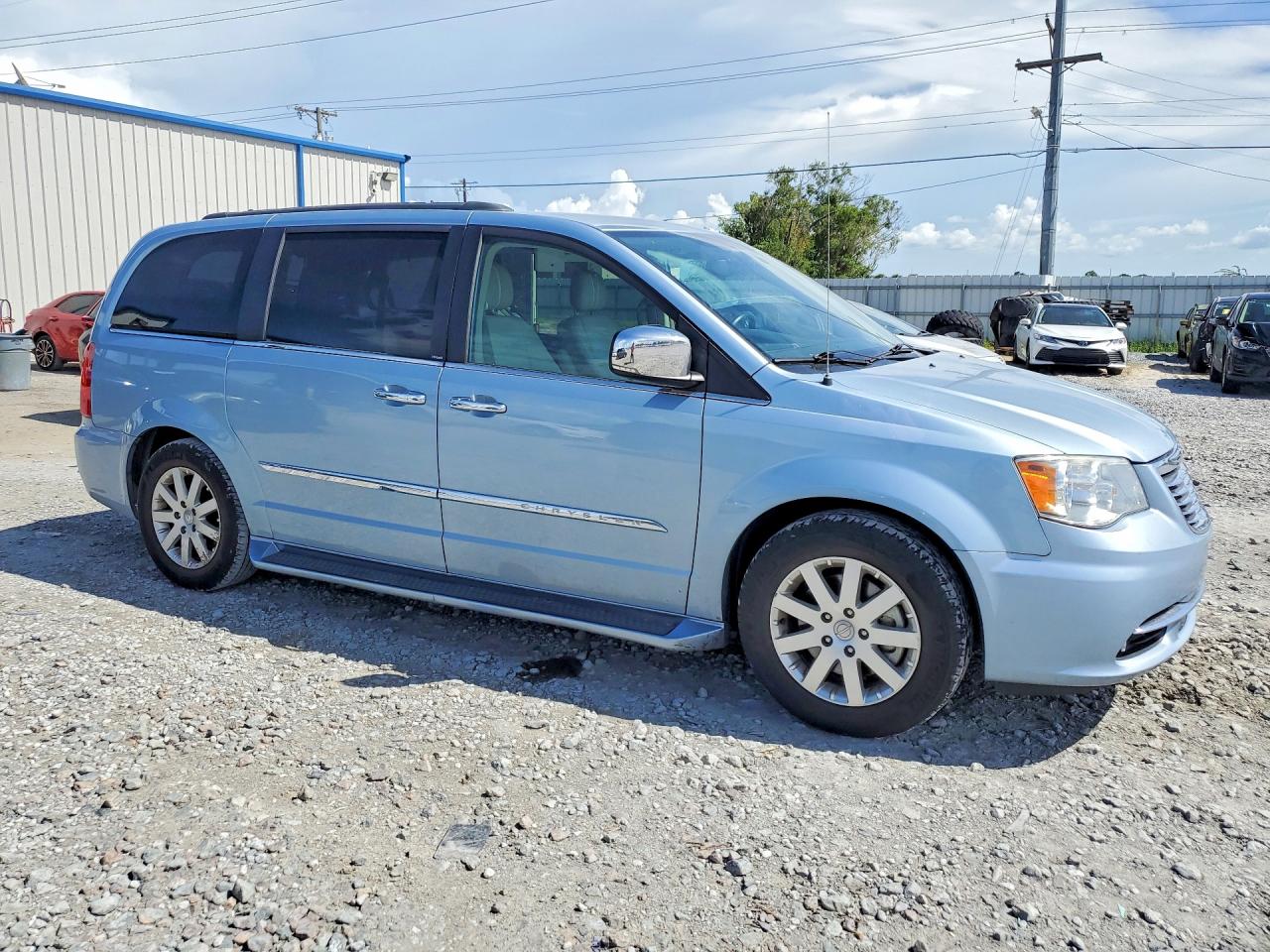 2012 Chrysler Town & Country Touring L Blue vin: 2C4RC1CG2CR376531