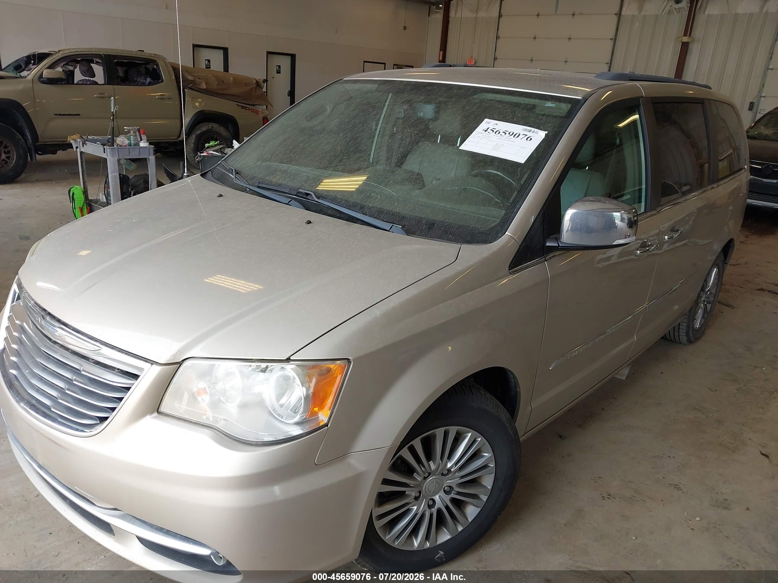 2013 Chrysler Town & Country Touring-l Желто-коричневый vin: 2C4RC1CG2DR510634