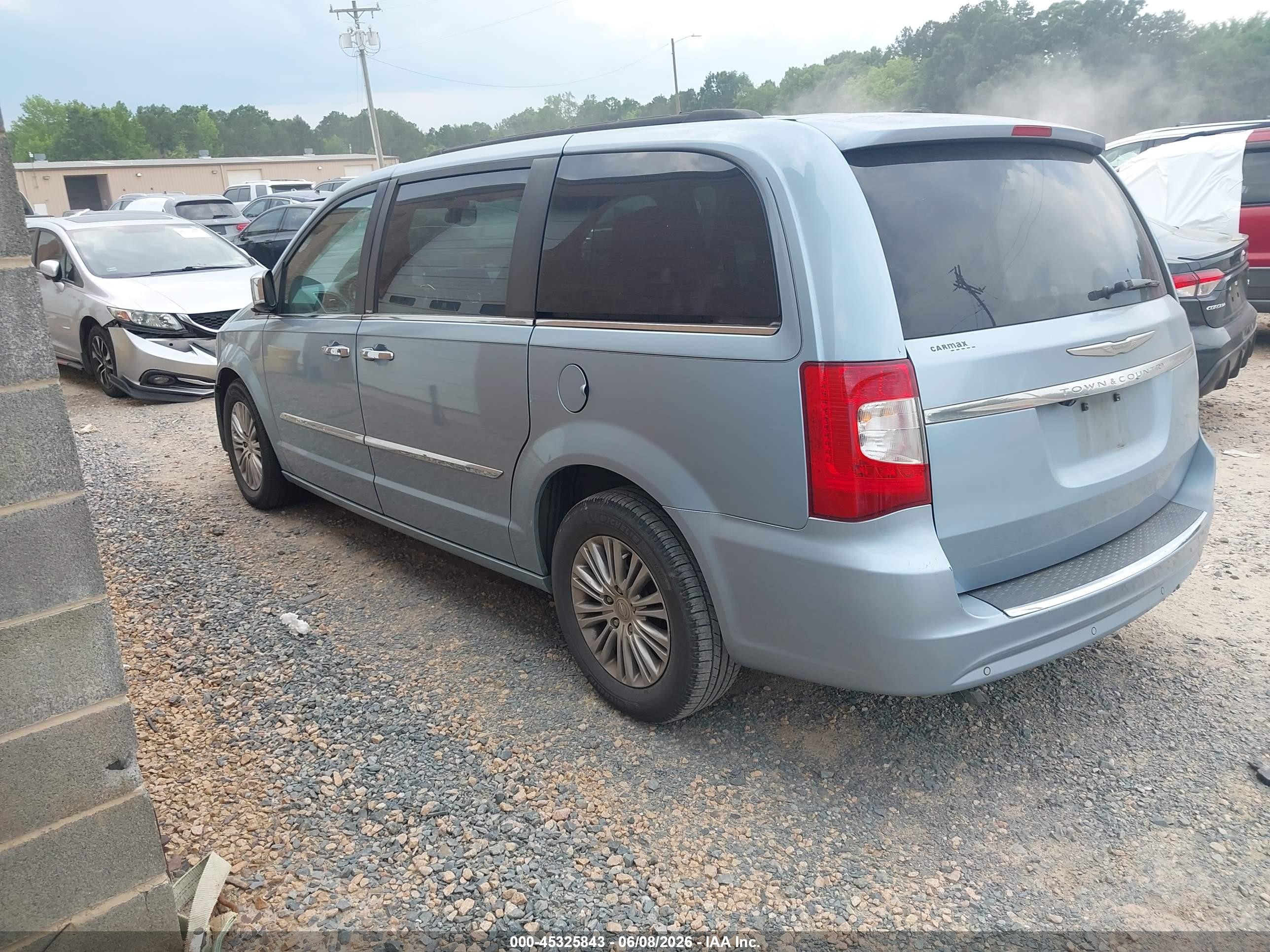 2013 Chrysler Town & Country Touring-l Blue vin: 2C4RC1CG2DR588766