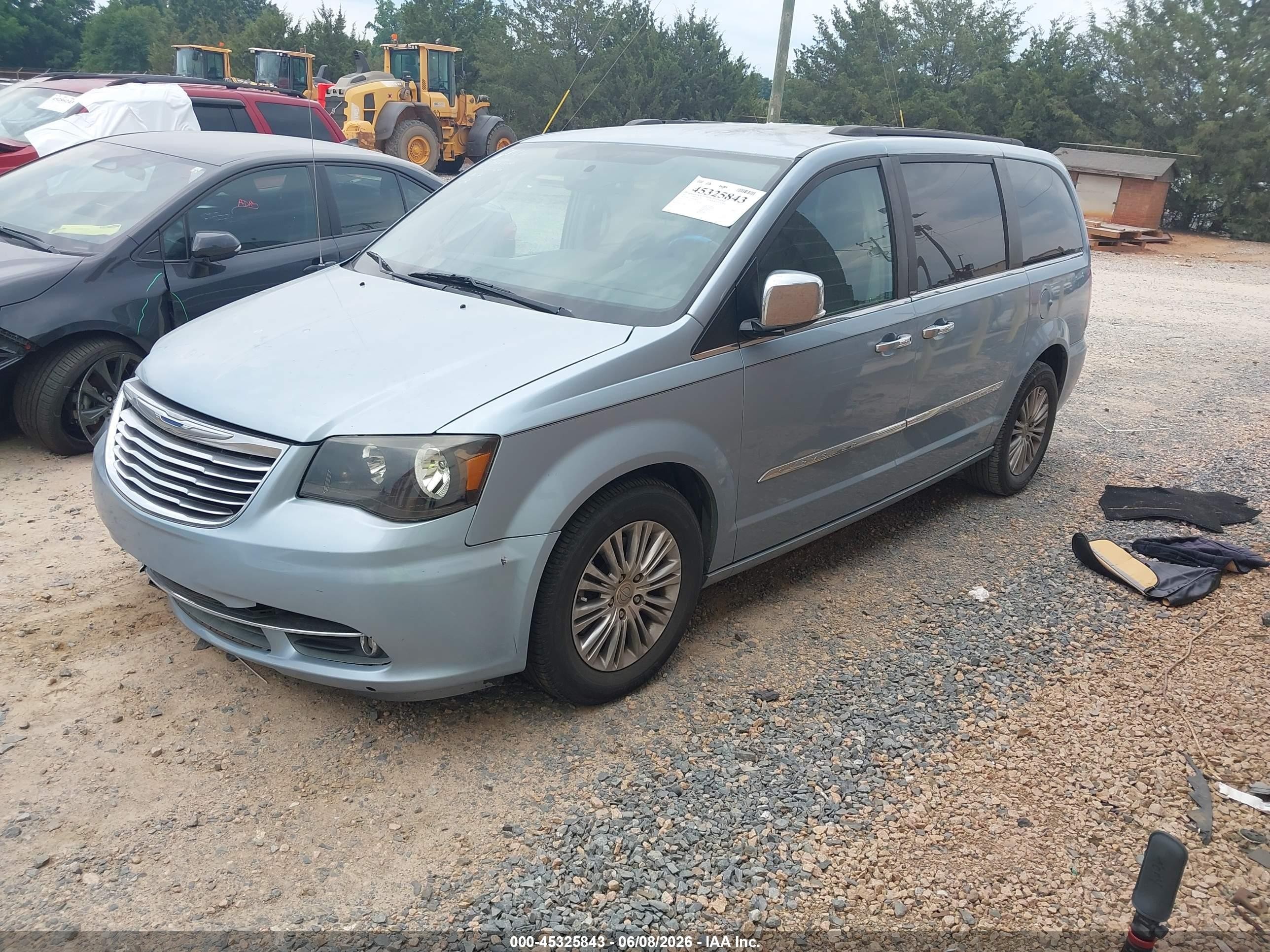 2013 Chrysler Town & Country Touring-l Blue vin: 2C4RC1CG2DR588766