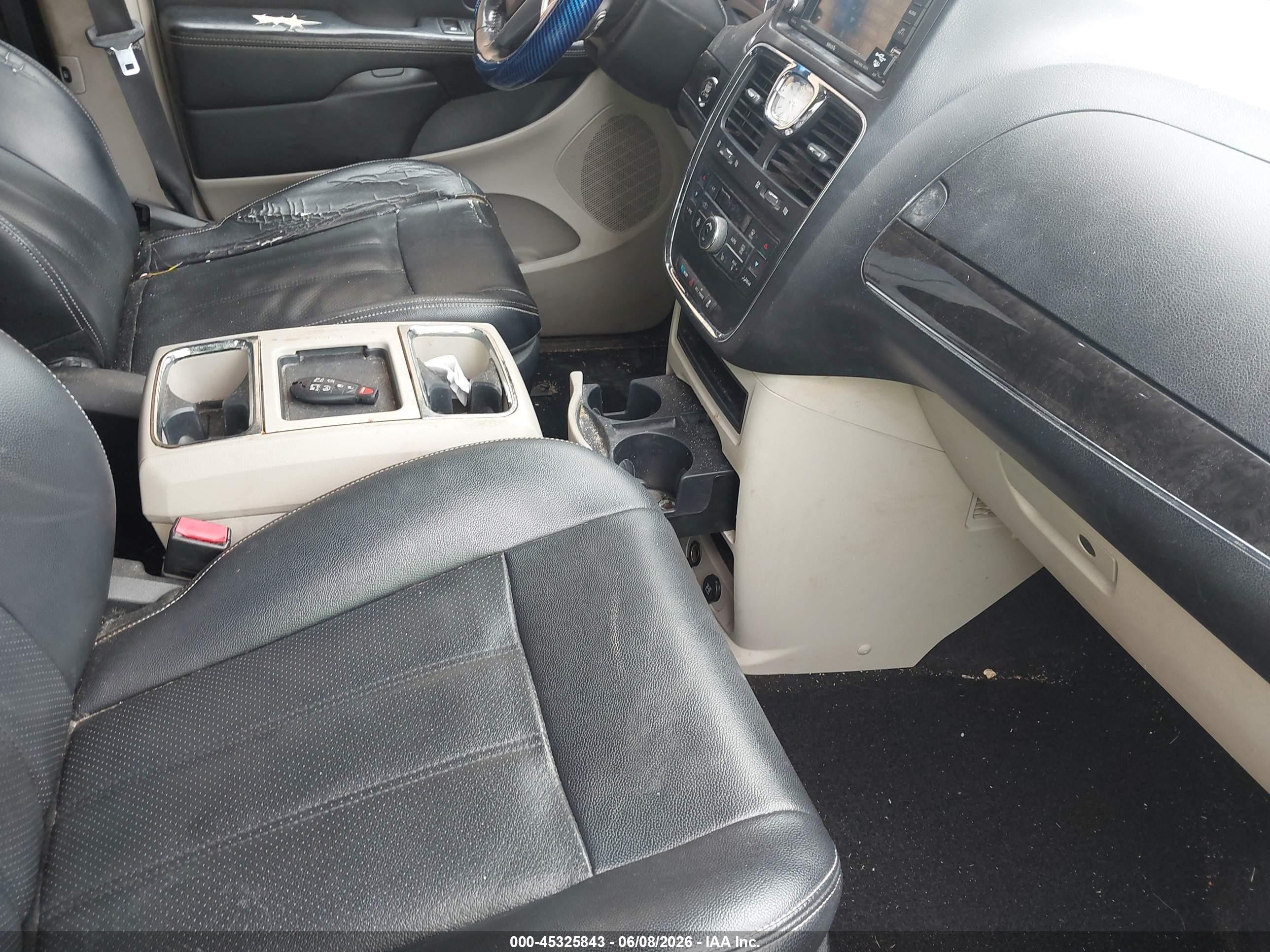 2013 Chrysler Town & Country Touring-l Blue vin: 2C4RC1CG2DR588766