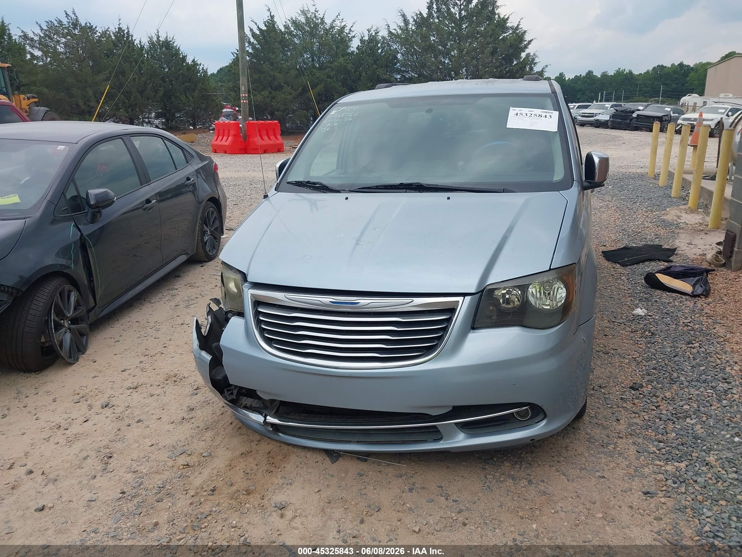 2013 Chrysler Town & Country Touring-l Blue vin: 2C4RC1CG2DR588766