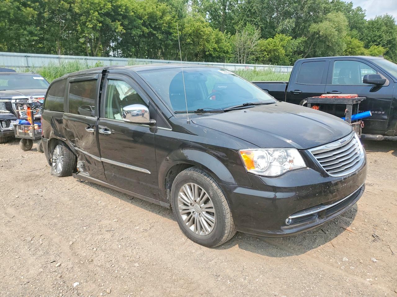 2014 Chrysler Town & Country Touring L Black vin: 2C4RC1CG2ER133482