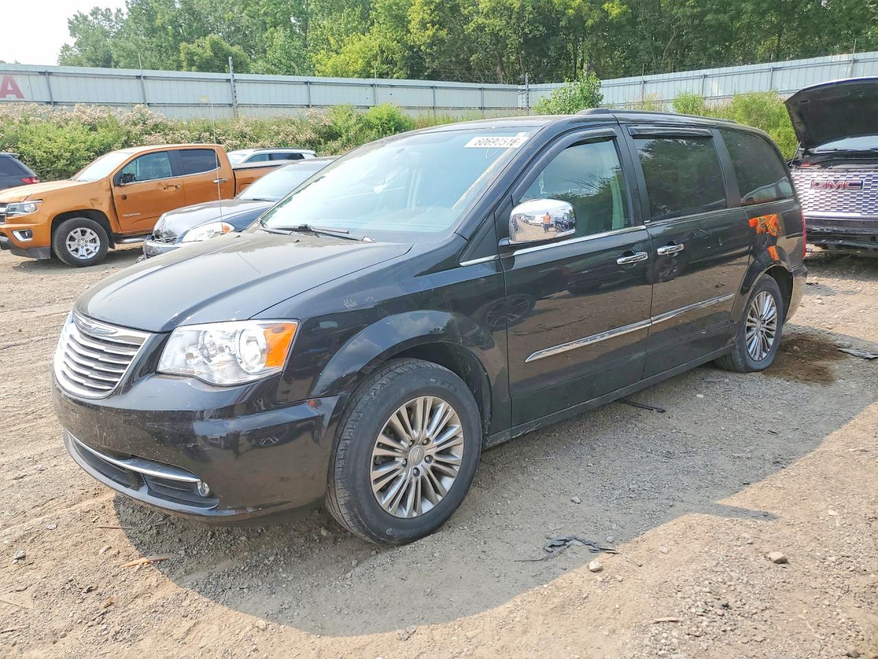 2014 Chrysler Town & Country Touring L Black vin: 2C4RC1CG2ER133482