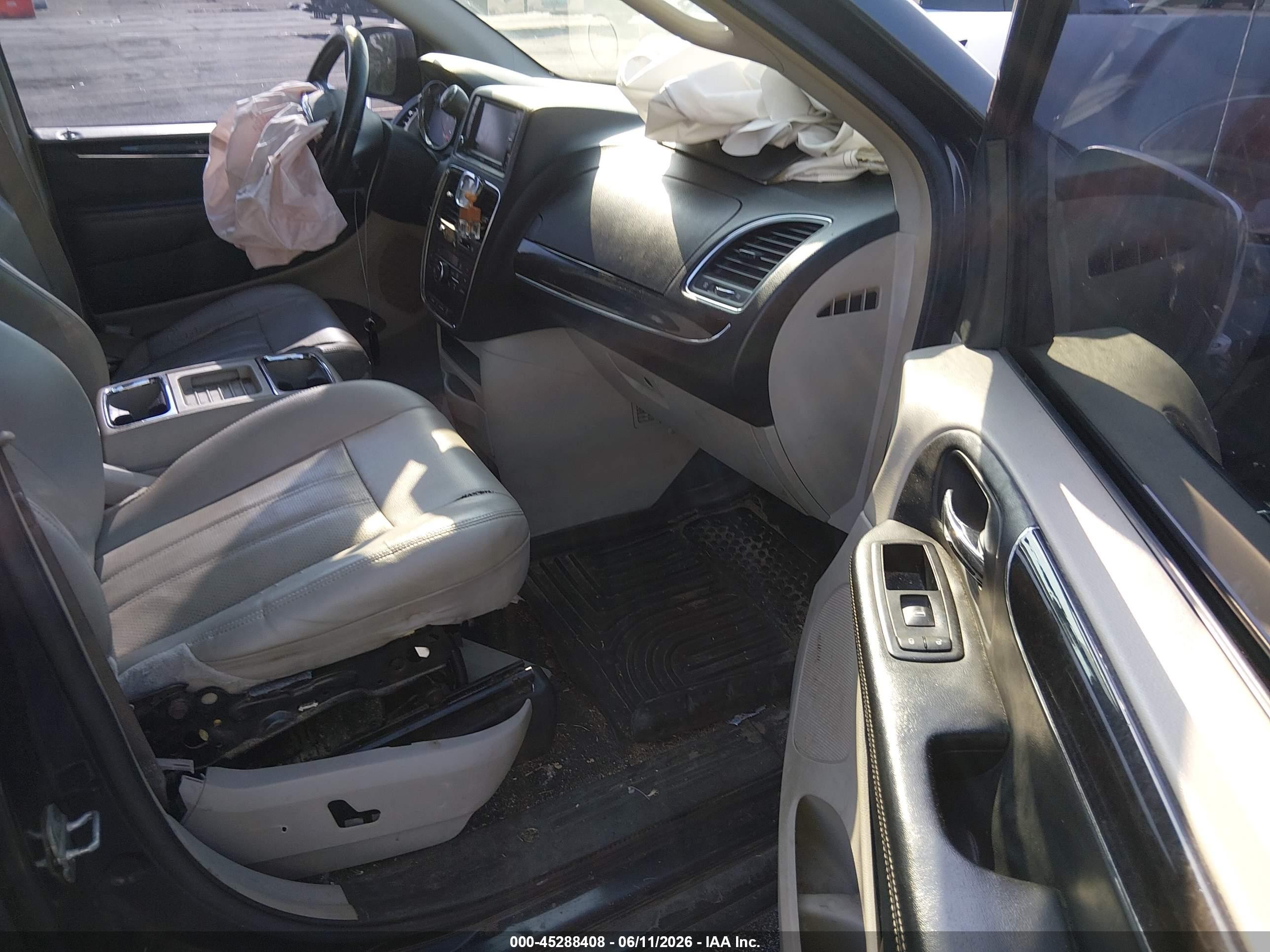 2014 Chrysler Town & Country Touring-l Blue vin: 2C4RC1CG2ER165266