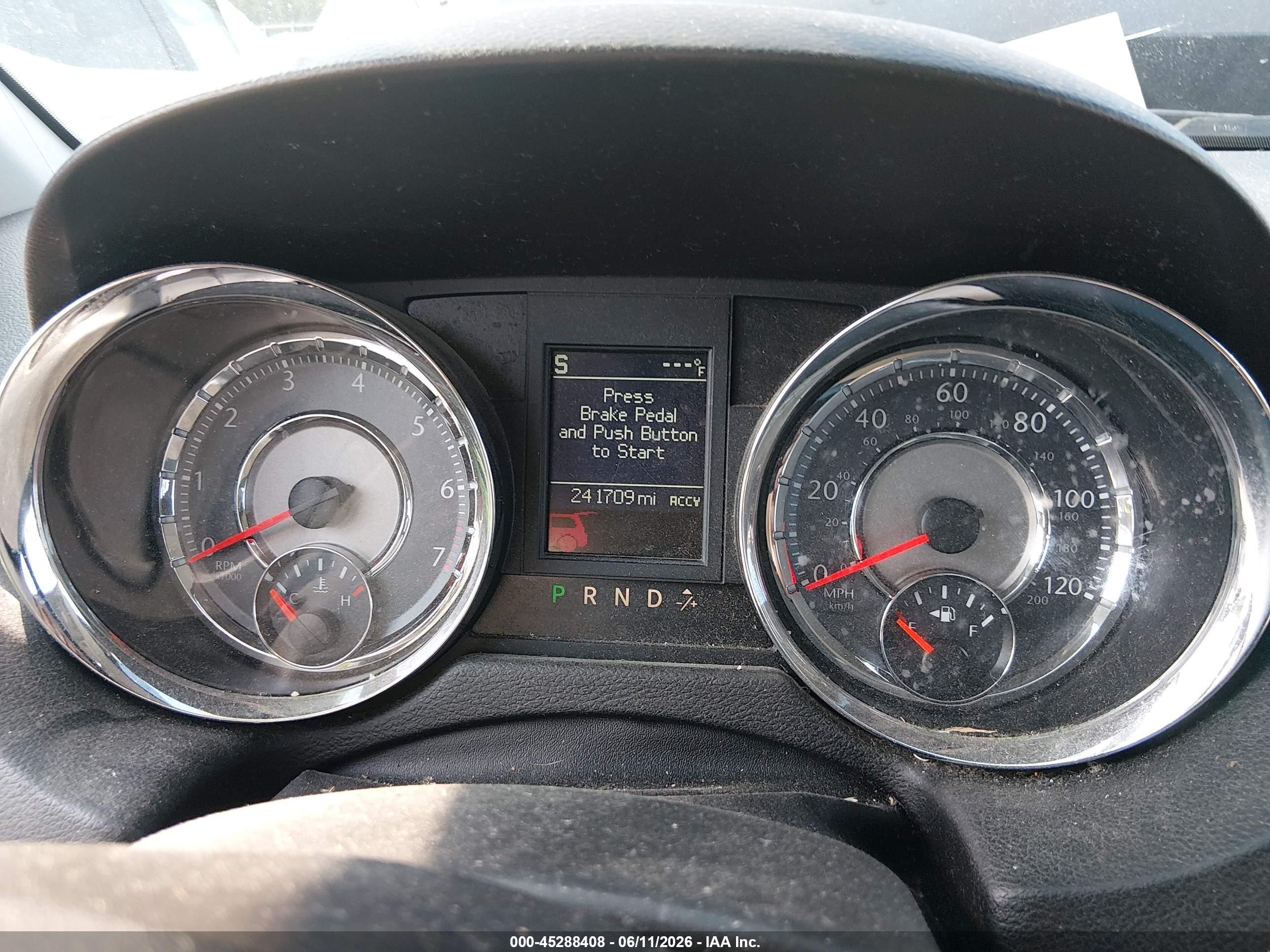 2014 Chrysler Town & Country Touring-l Blue vin: 2C4RC1CG2ER165266