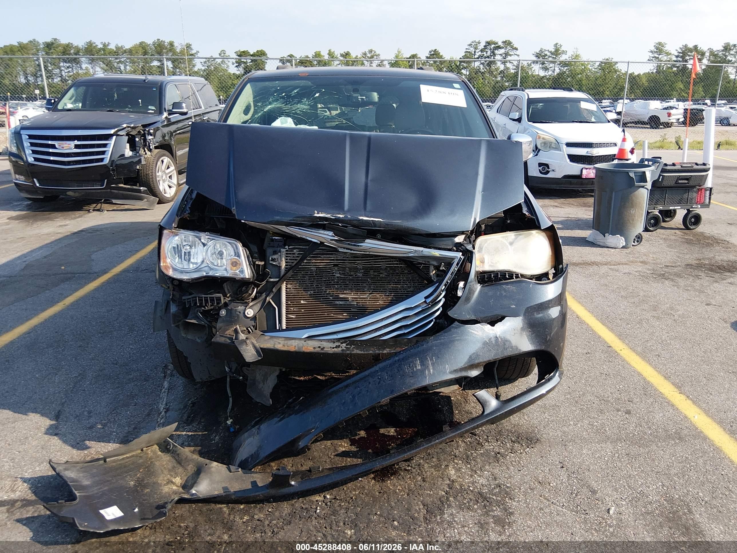 2014 Chrysler Town & Country Touring-l Blue vin: 2C4RC1CG2ER165266