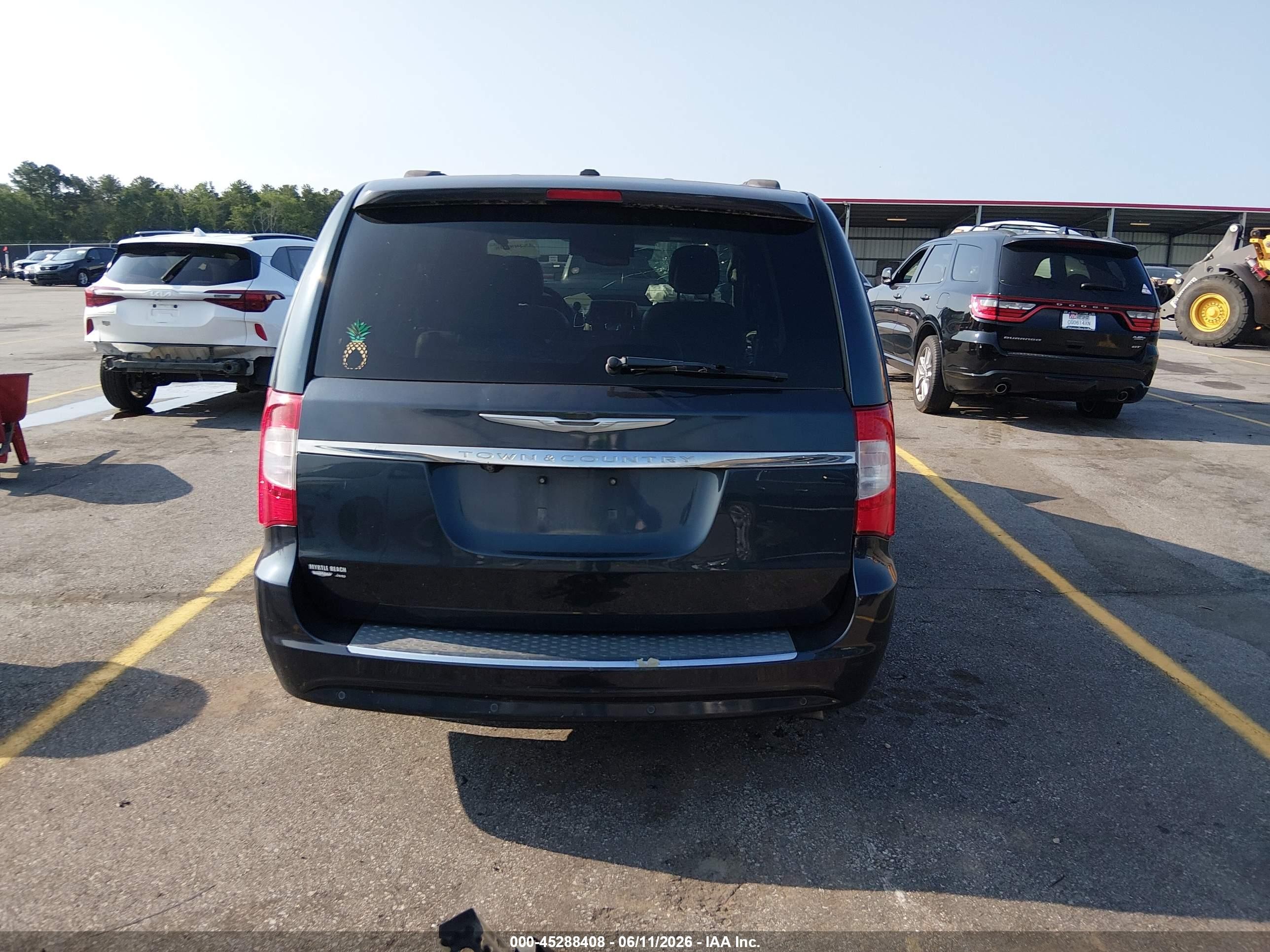 2014 Chrysler Town & Country Touring-l Blue vin: 2C4RC1CG2ER165266
