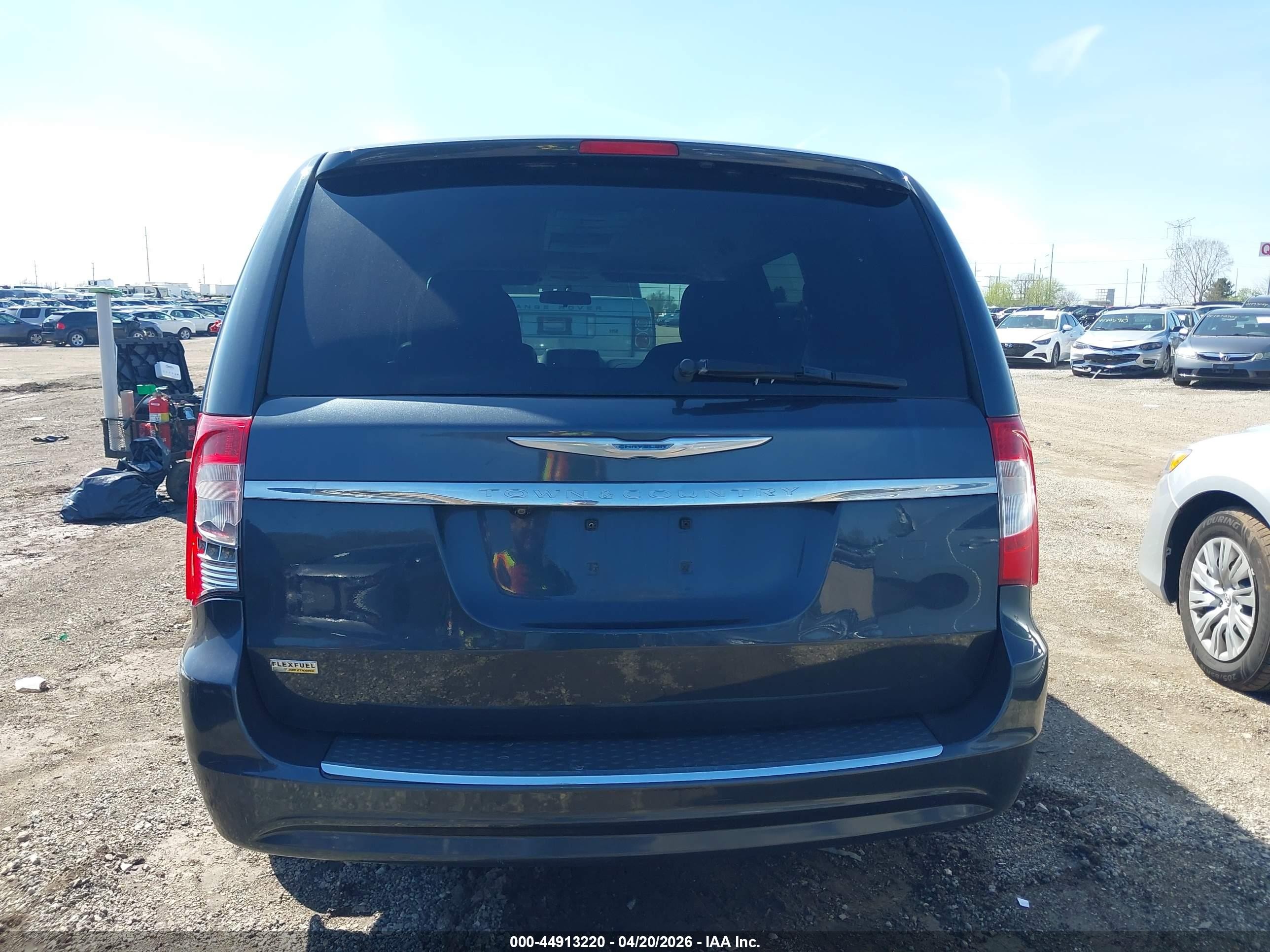 2014 Chrysler Town & Country Touring-l Black vin: 2C4RC1CG2ER188191