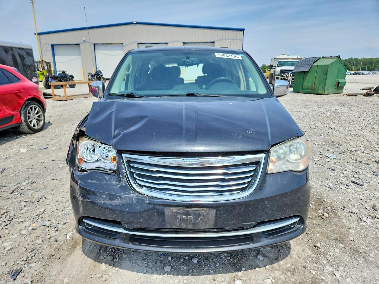 2014 Chrysler Town & Country Touring L Серый vin: 2C4RC1CG2ER313268