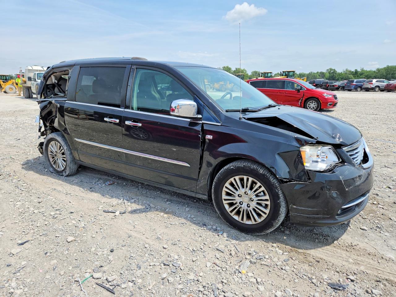 2014 Chrysler Town & Country Touring L Серый vin: 2C4RC1CG2ER313268