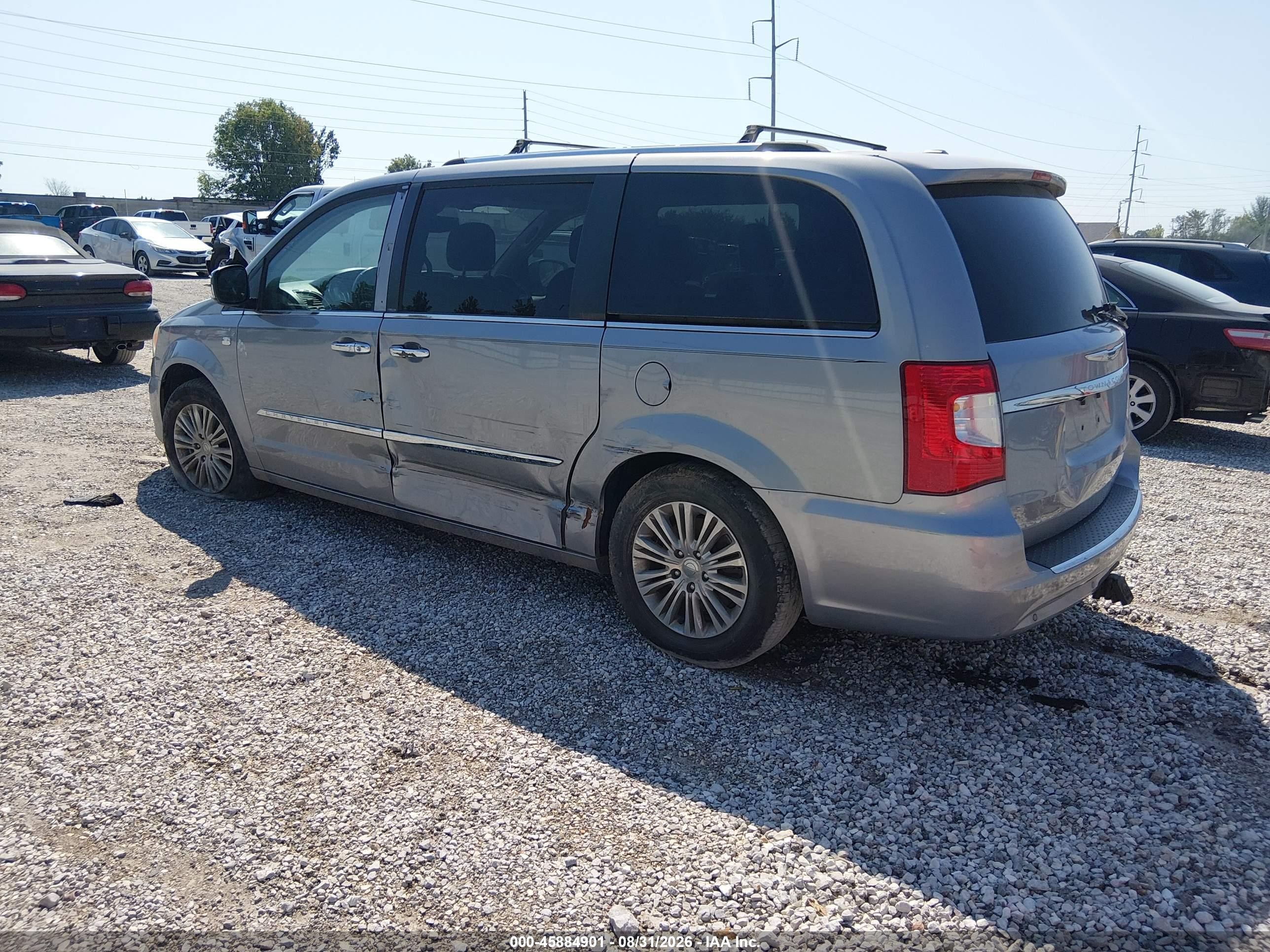 2014 Chrysler Town & Country Touring-l 30th Anniversary Серебряный vin: 2C4RC1CG2ER341250