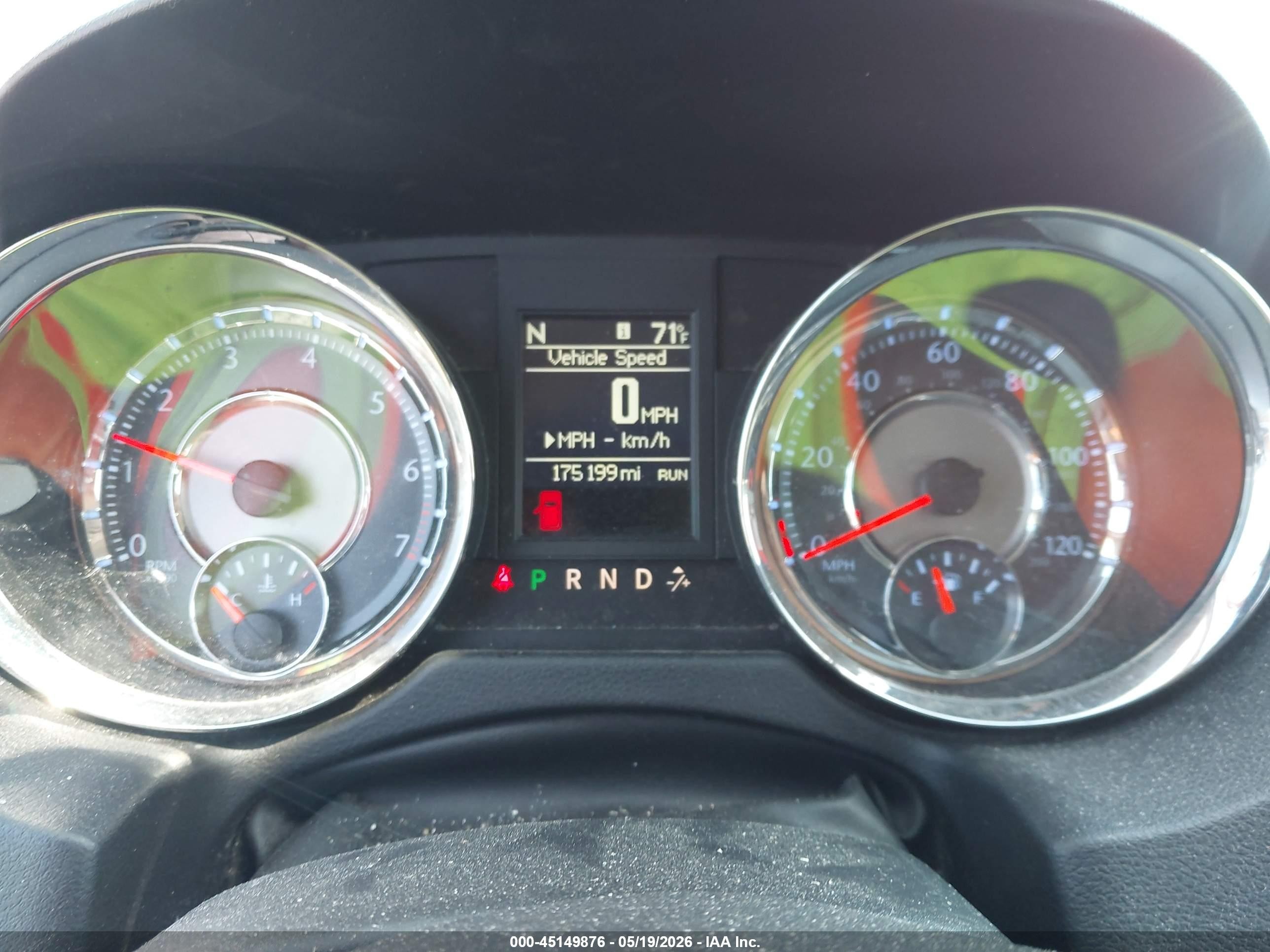 2014 Chrysler Town & Country Touring-l Red vin: 2C4RC1CG2ER367427