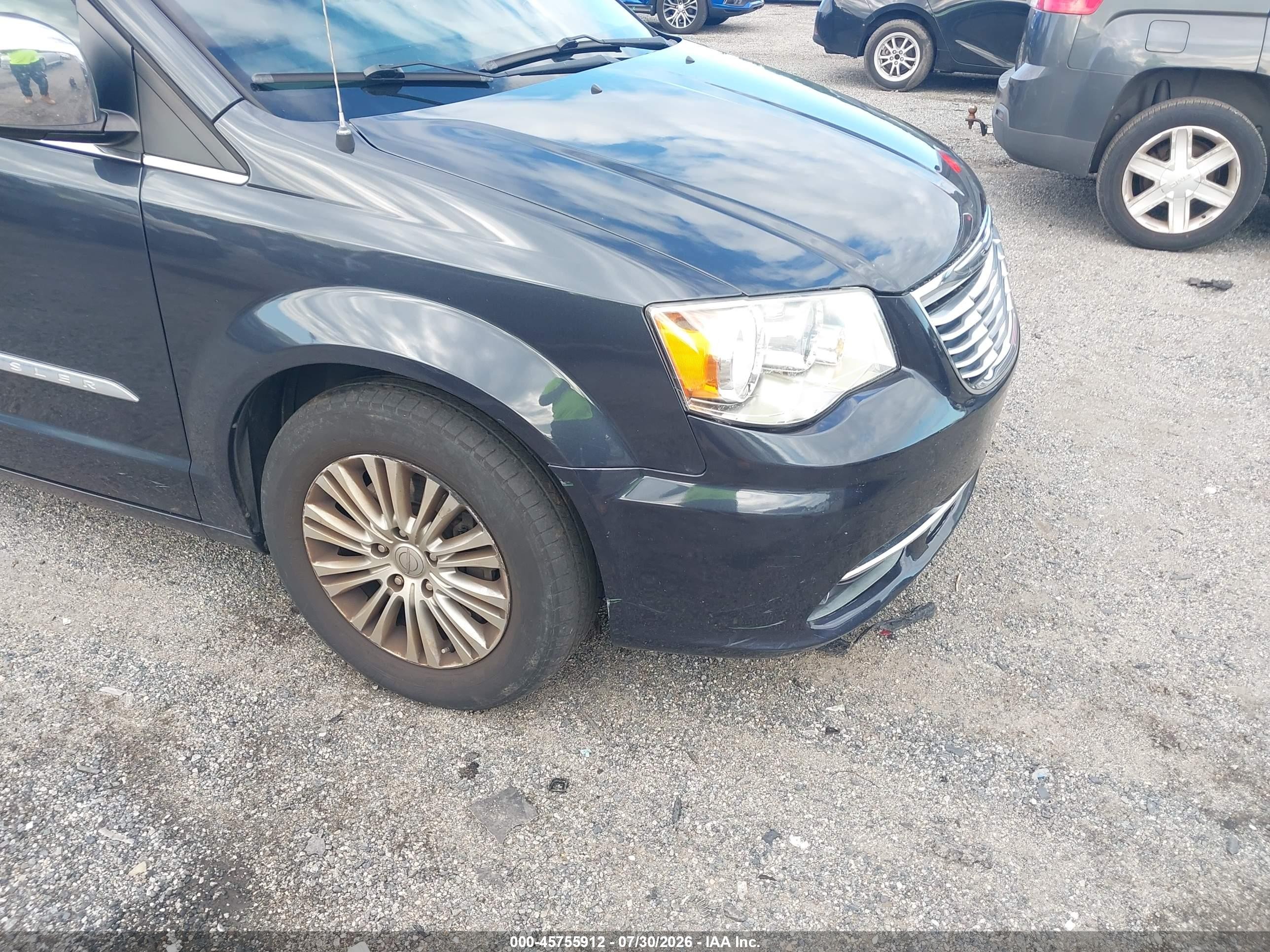 2014 Chrysler Town & Country Touring-l Black vin: 2C4RC1CG2ER449755