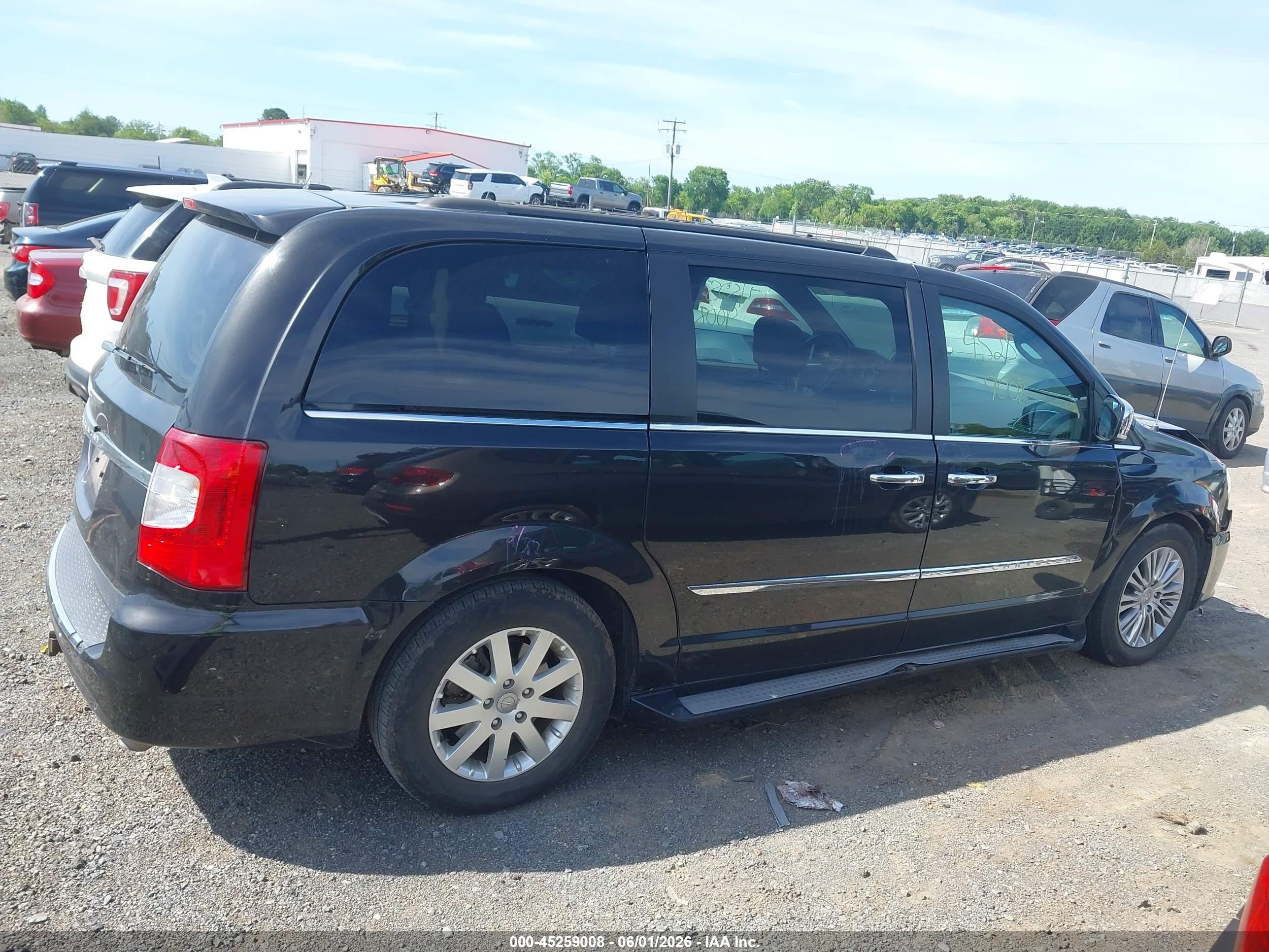 2015 Chrysler Town & Country Touring-l Черный vin: 2C4RC1CG2FR618464