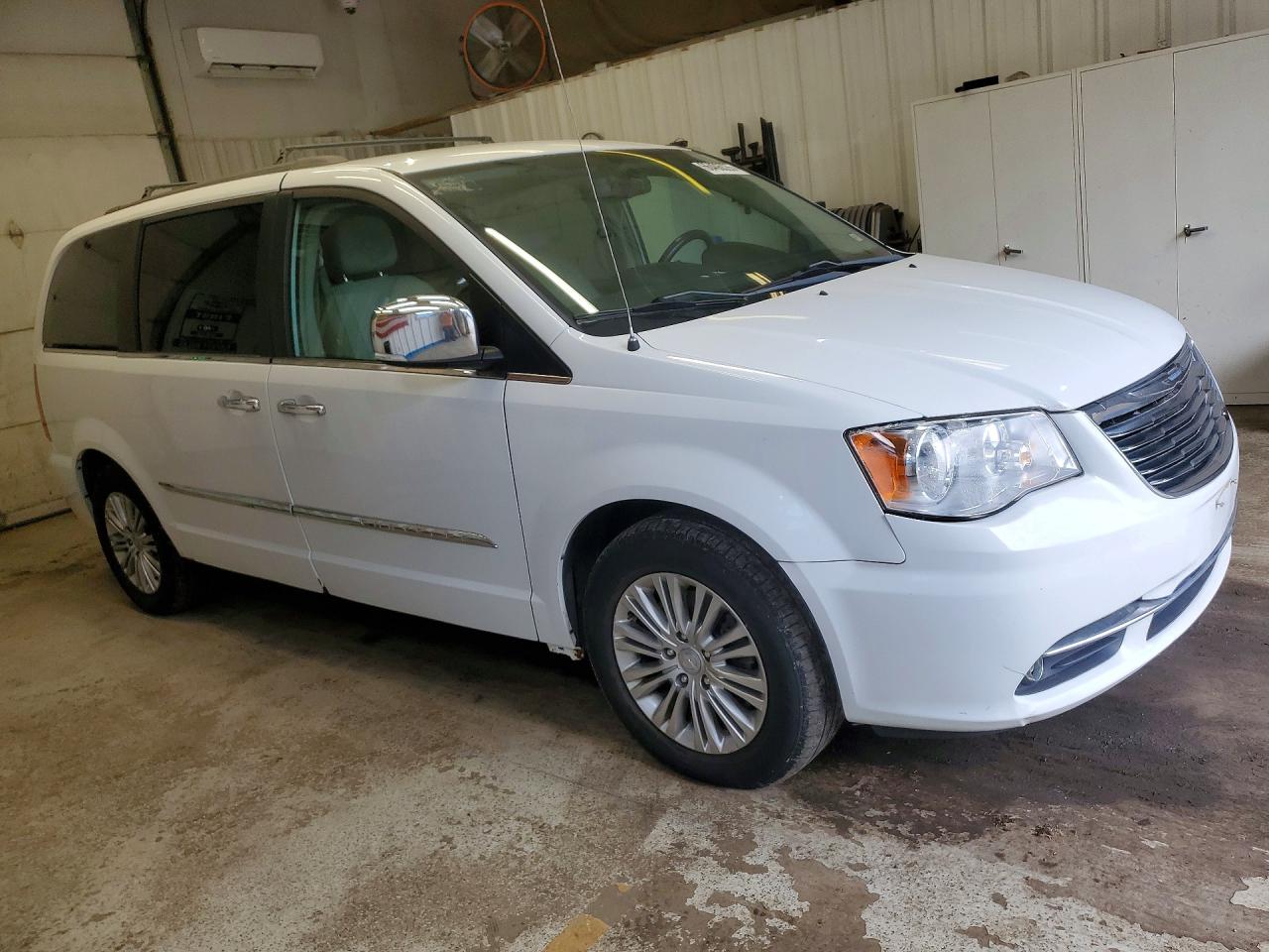 2015 Chrysler Town & Country Touring L White vin: 2C4RC1CG2FR699059
