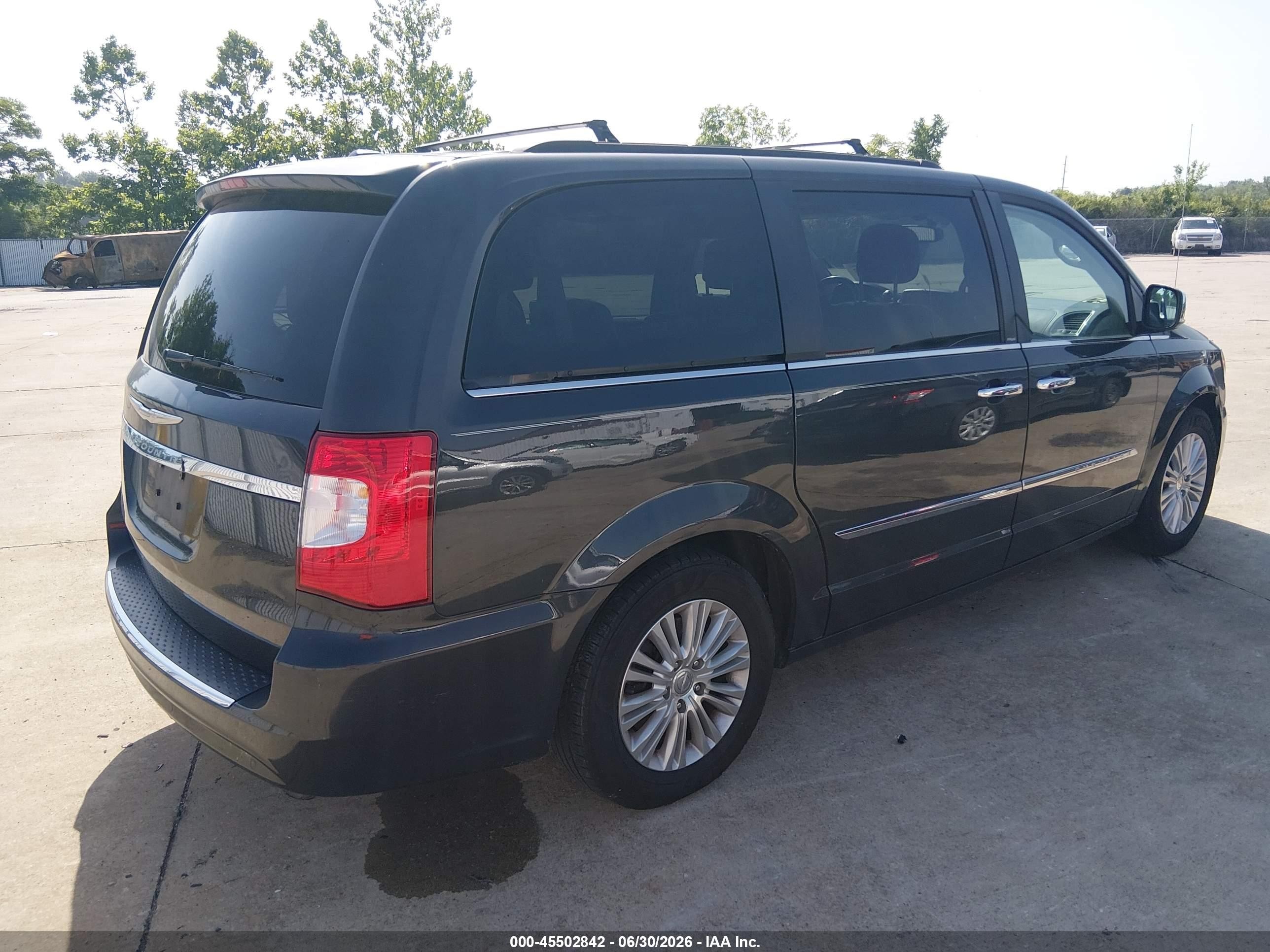 2012 Chrysler Town & Country Touring-l Gray vin: 2C4RC1CG3CR208977