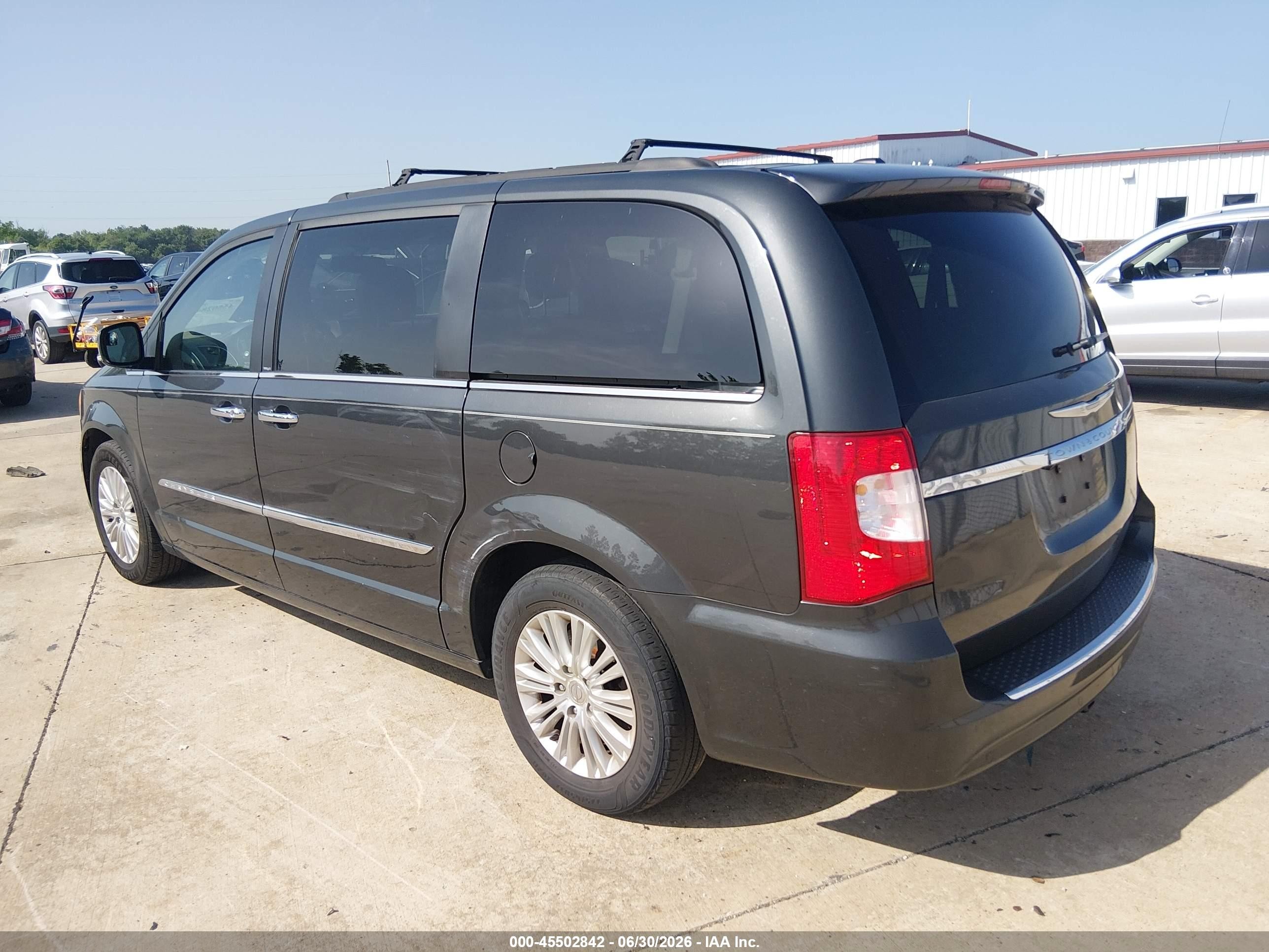 2012 Chrysler Town & Country Touring-l Gray vin: 2C4RC1CG3CR208977