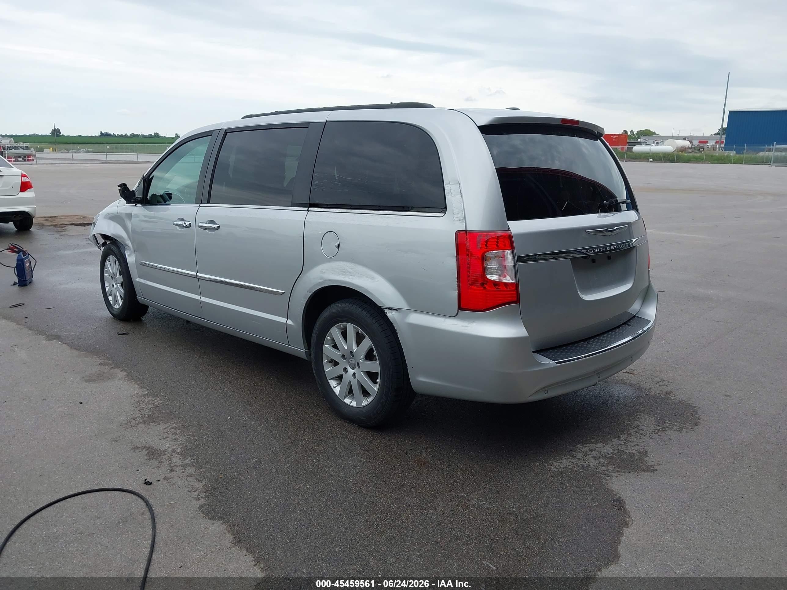 2012 Chrysler Town & Country Touring-l Silver vin: 2C4RC1CG3CR232616
