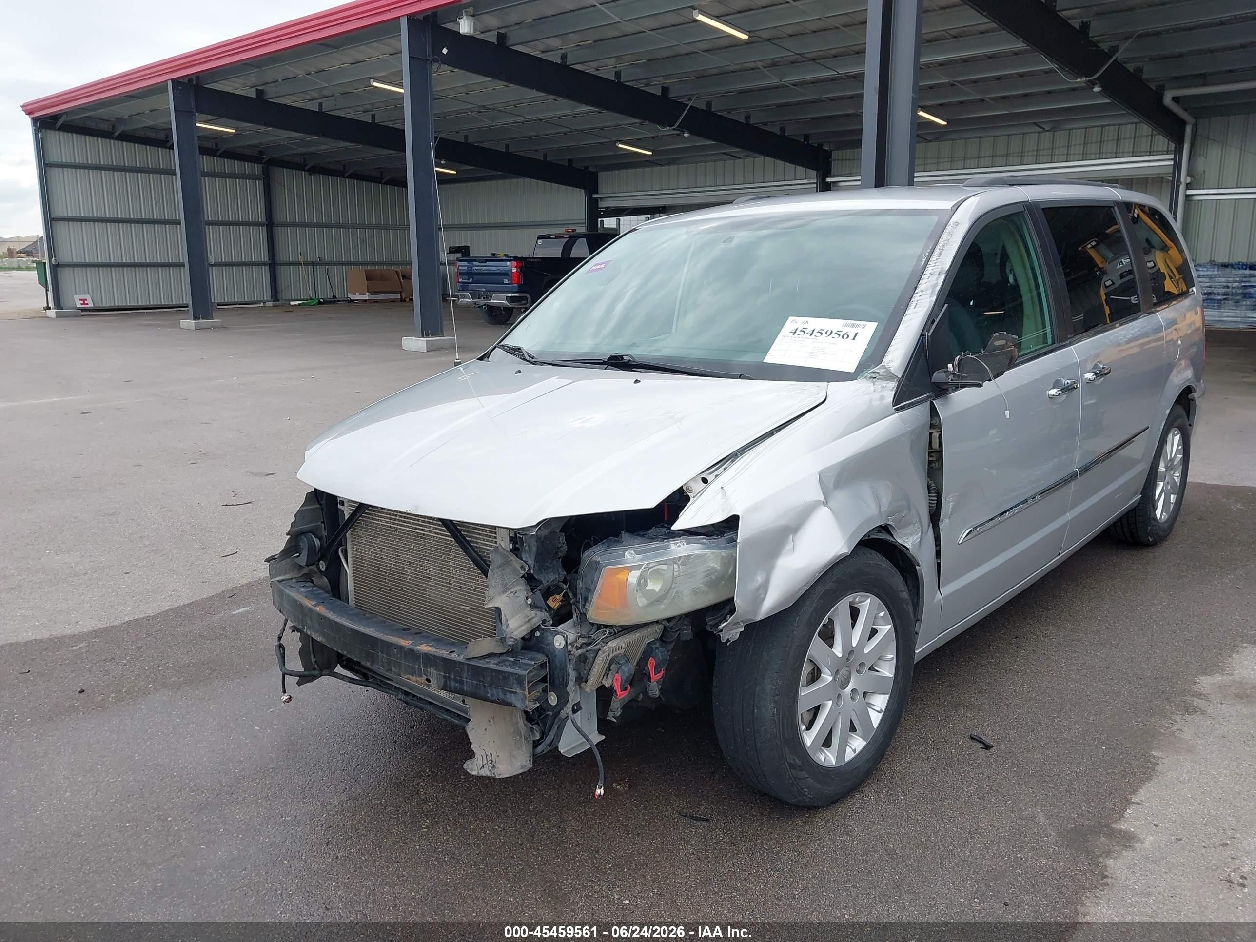 2012 Chrysler Town & Country Touring-l Silver vin: 2C4RC1CG3CR232616