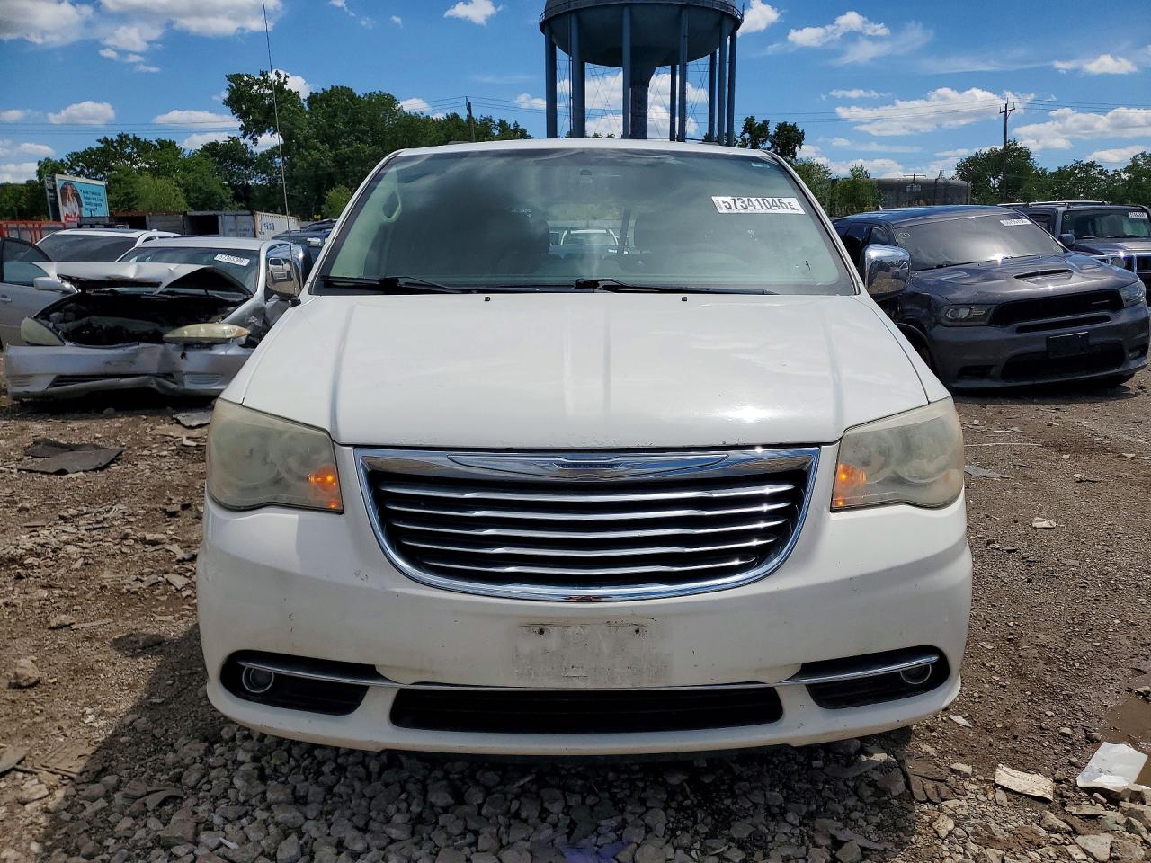 2013 Chrysler Town-country White vin: 2C4RC1CG3DR542380