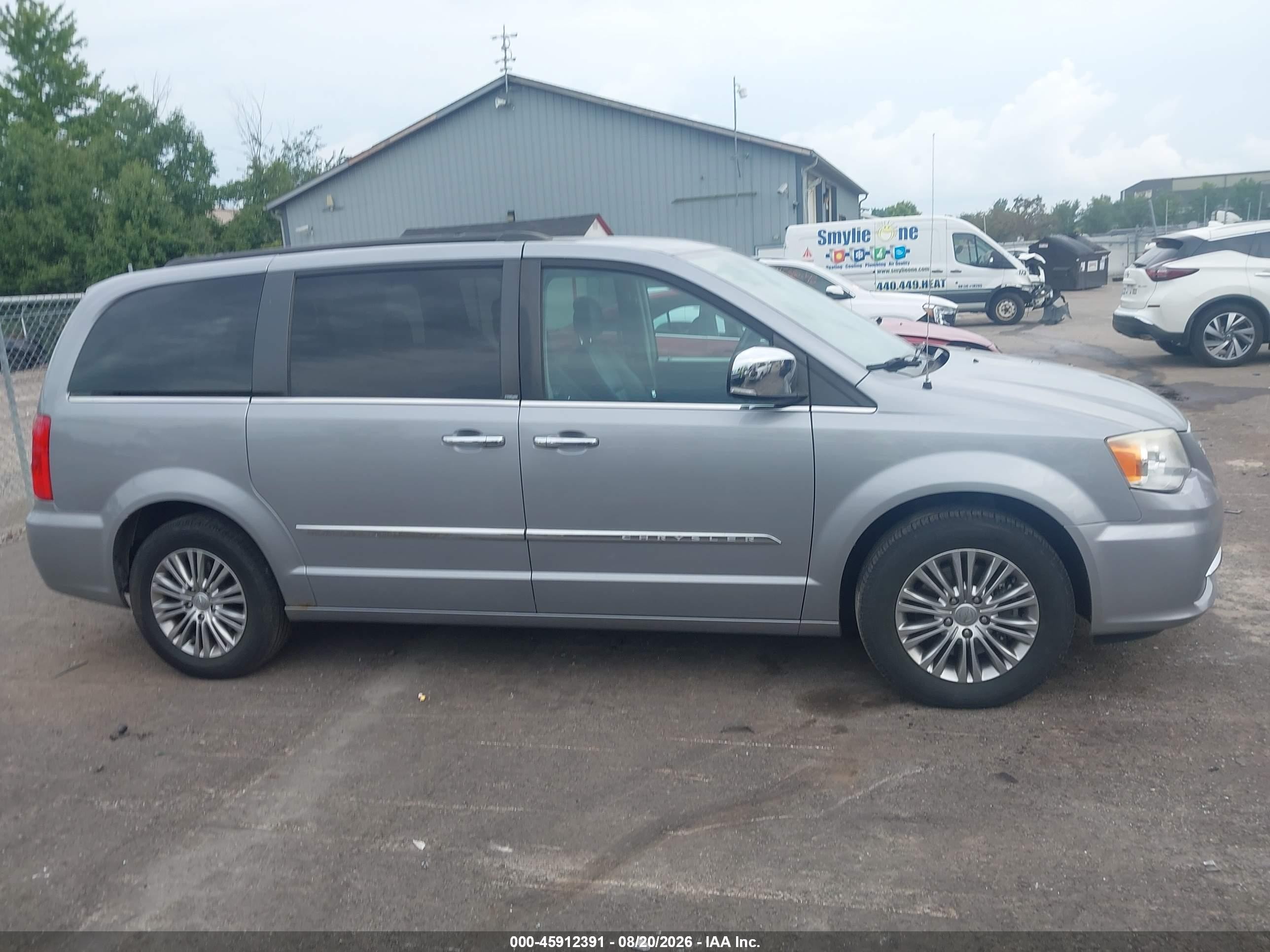 2013 Chrysler Town & Country Touring-l Silver vin: 2C4RC1CG3DR785719