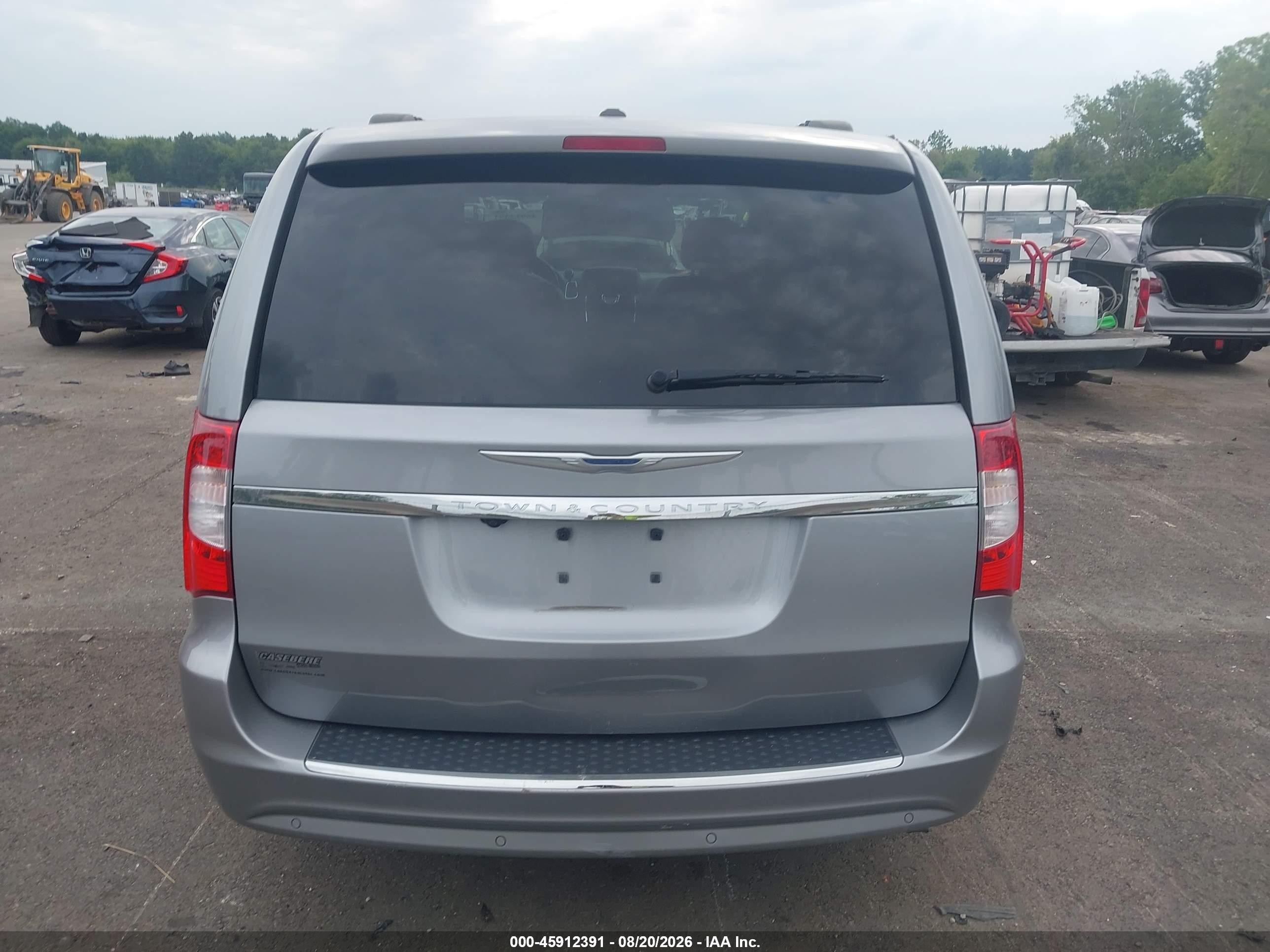 2013 Chrysler Town & Country Touring-l Silver vin: 2C4RC1CG3DR785719