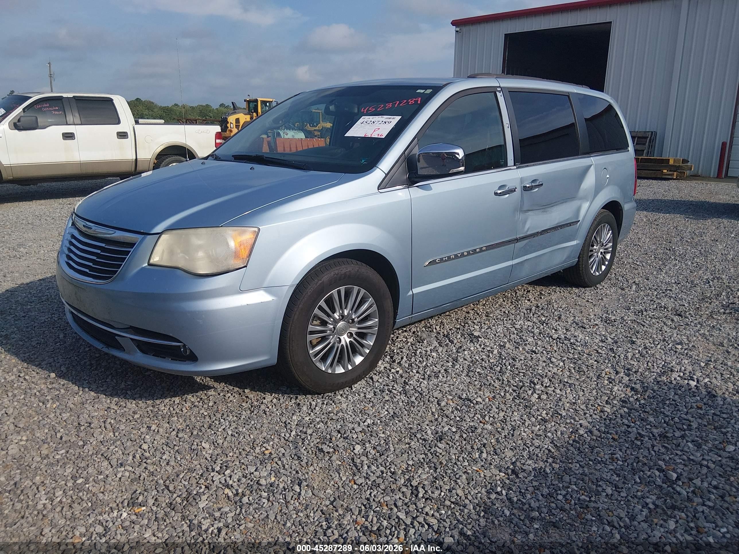 2013 Chrysler Town & Country Touring-l Blue vin: 2C4RC1CG3DR807802