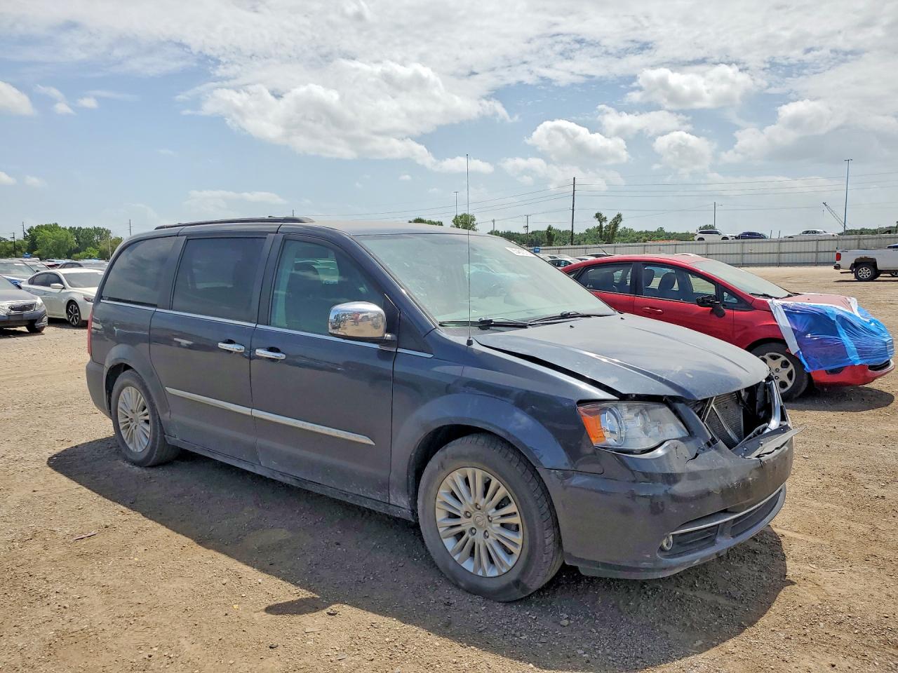 2013 Chrysler Town & Country Touring L Синий vin: 2C4RC1CG3DR808223