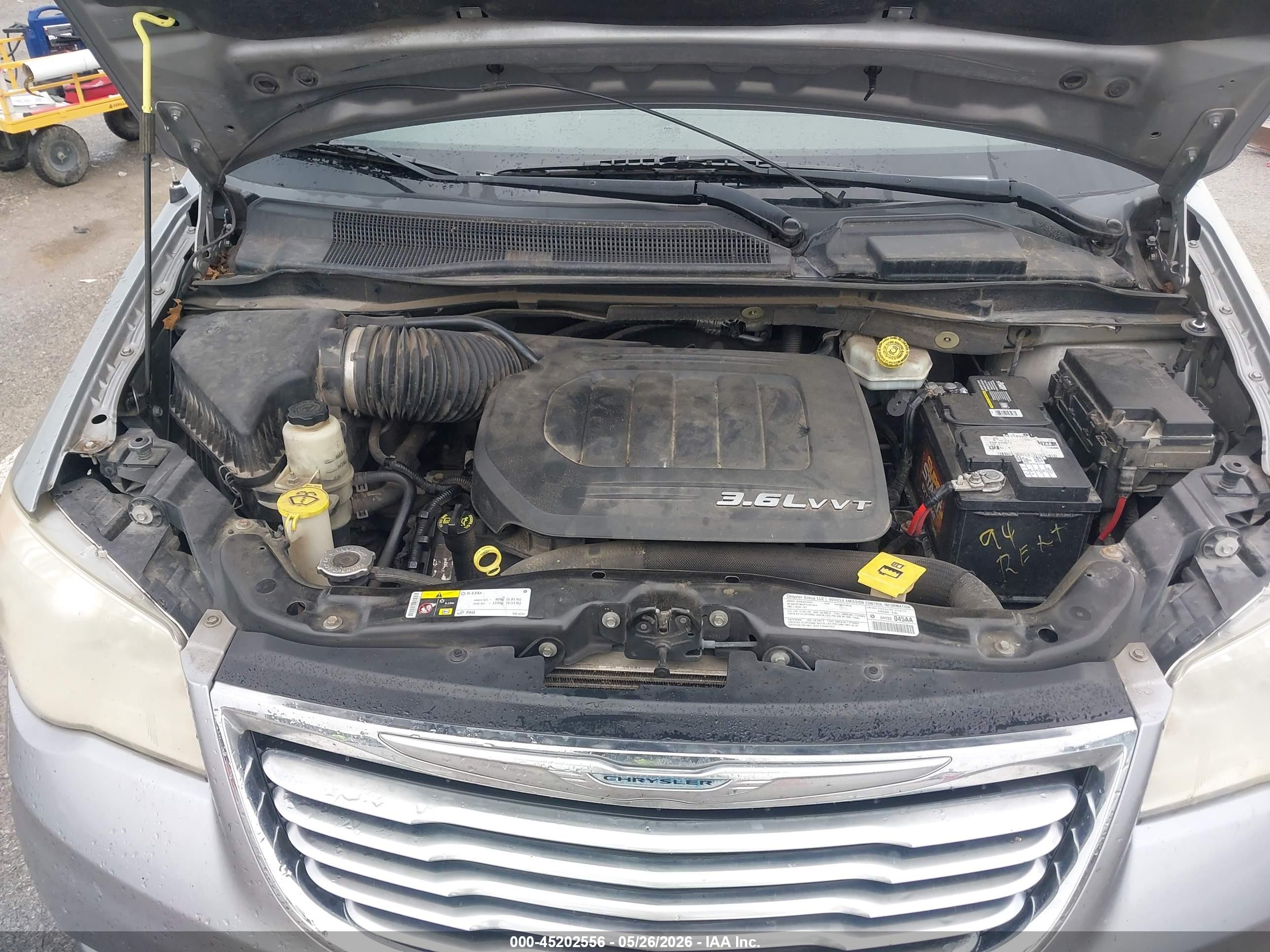 2013 Chrysler Town & Country Touring-l Silver vin: 2C4RC1CG3DR810313