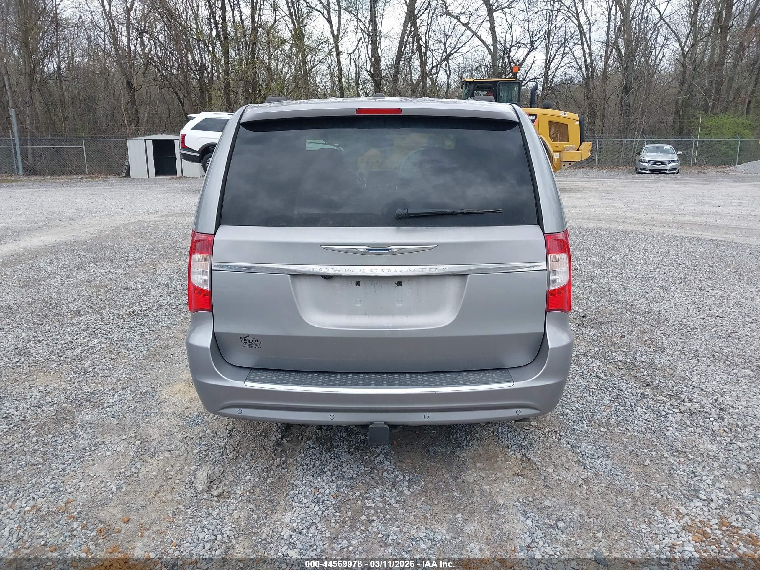 2014 Chrysler Town & Country Touring-l 30th Anniversary Silver vin: 2C4RC1CG3ER258782