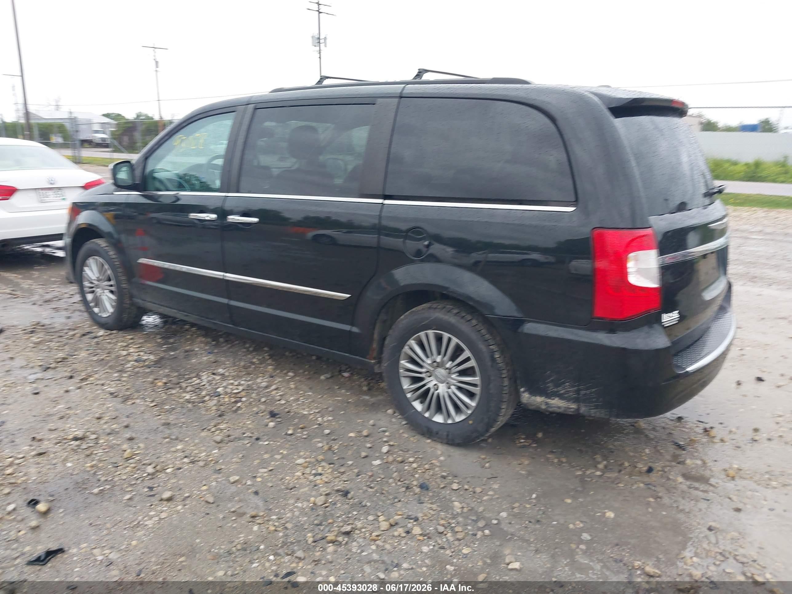 2014 Chrysler Town & Country Touring-l Gray vin: 2C4RC1CG3ER455659