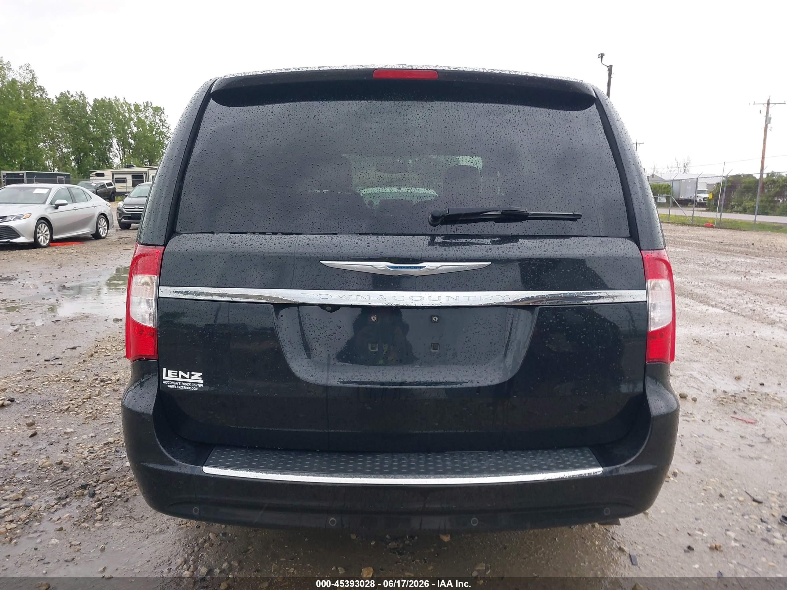 2014 Chrysler Town & Country Touring-l Gray vin: 2C4RC1CG3ER455659
