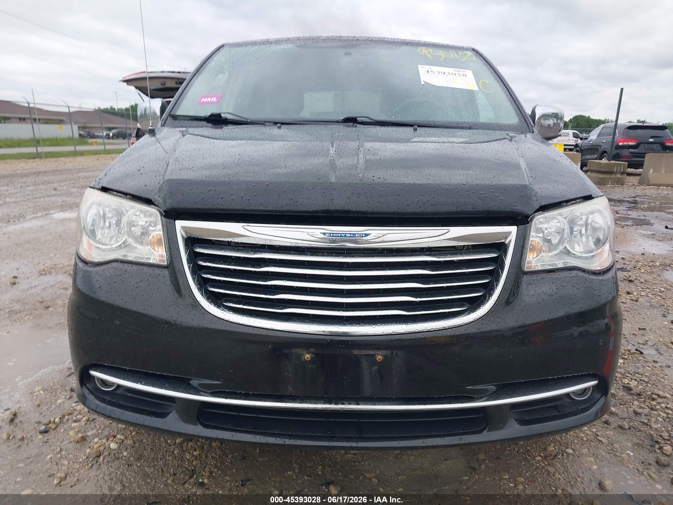 2014 Chrysler Town & Country Touring-l Gray vin: 2C4RC1CG3ER455659
