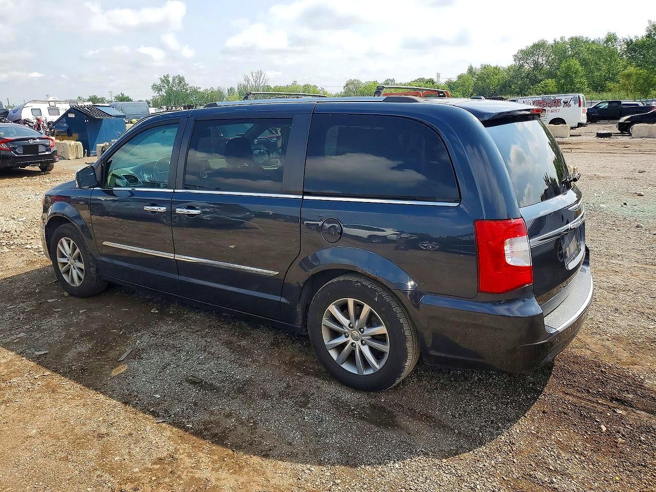 2014 Chrysler Town & Country Touring L Blue vin: 2C4RC1CG3ER470503